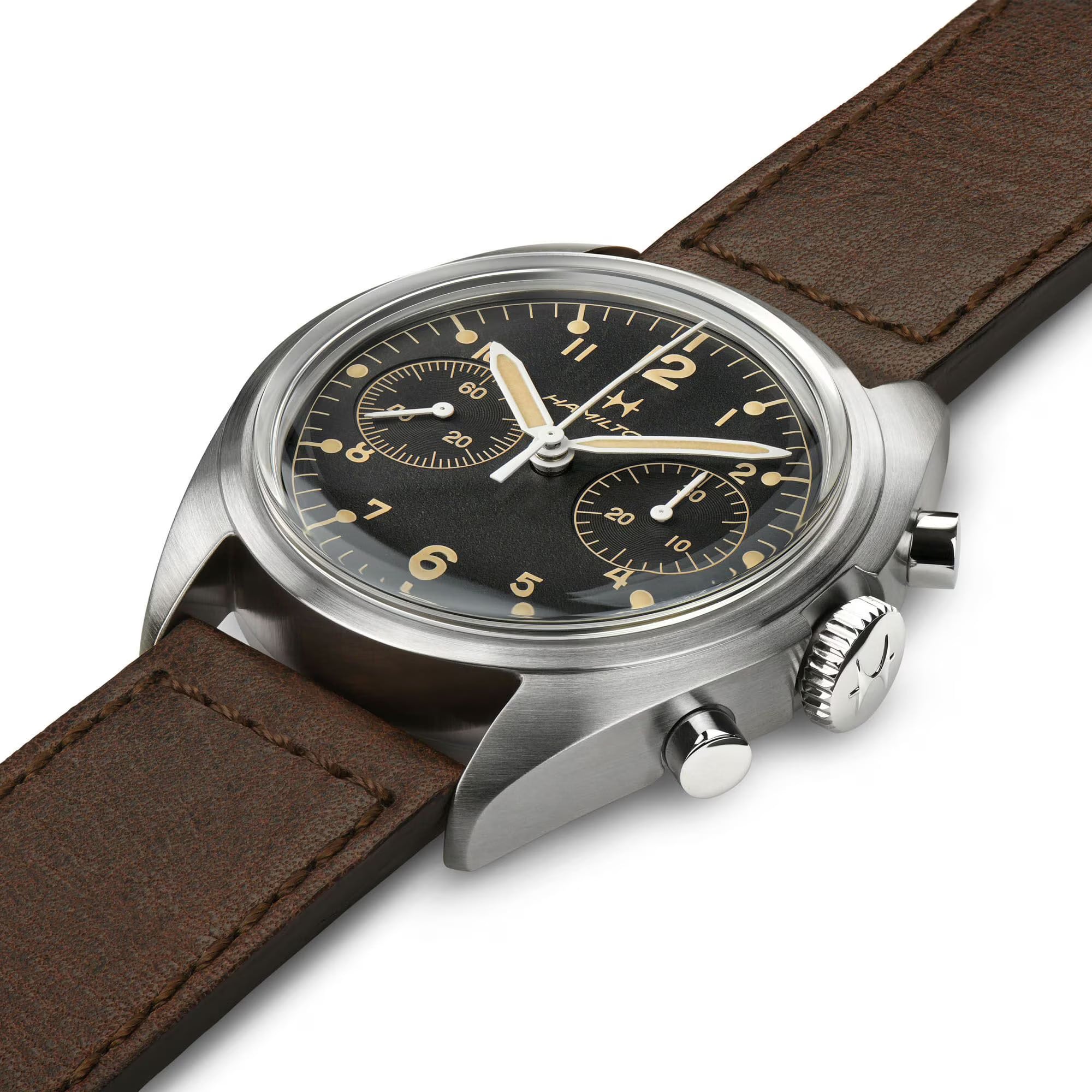 Hamilton H76409530 Khaki Aviation Pilot Pioneer Mechanical Chrono 40mm