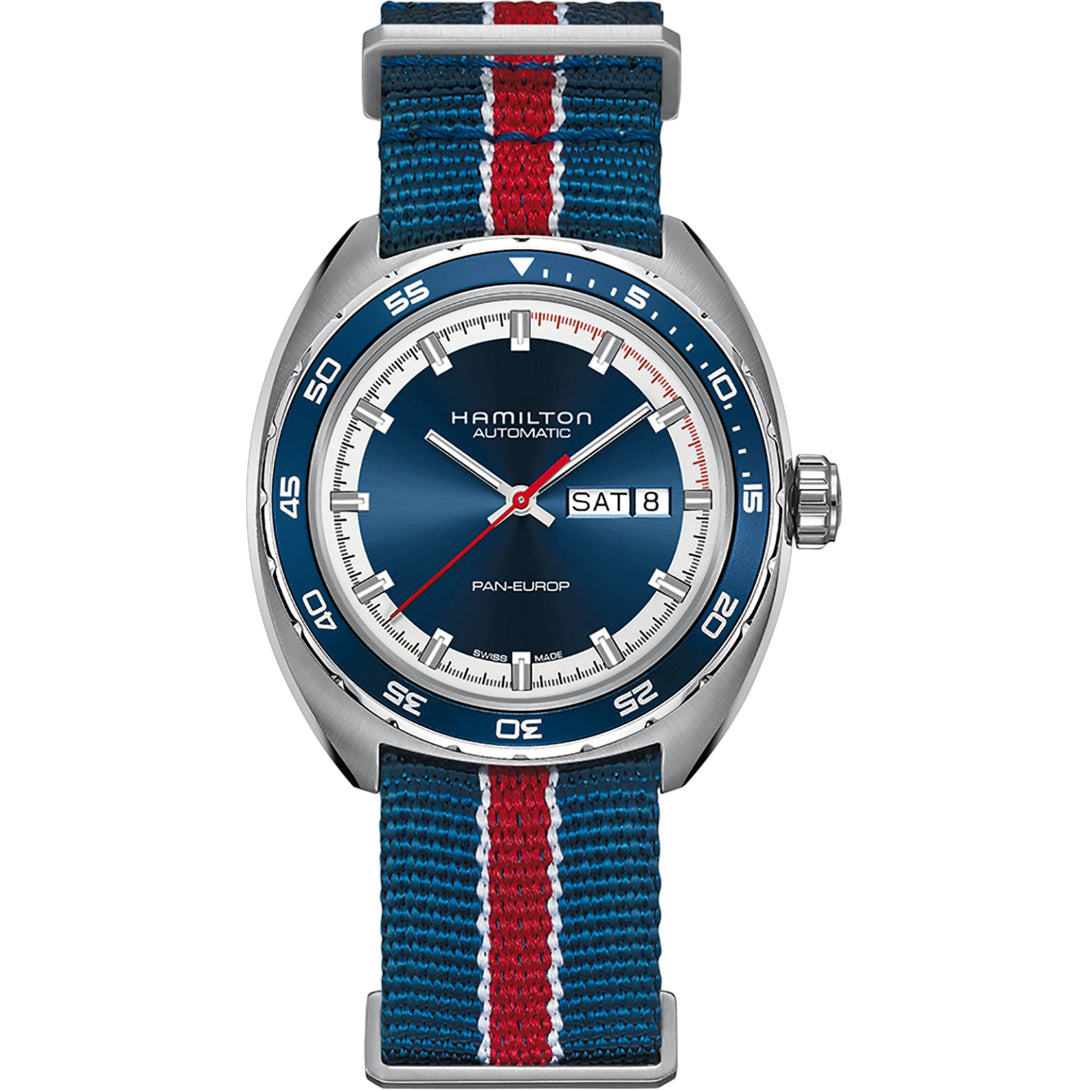 Hamilton H35405741 American Classic Pan Europ Day Date Auto 42mm
