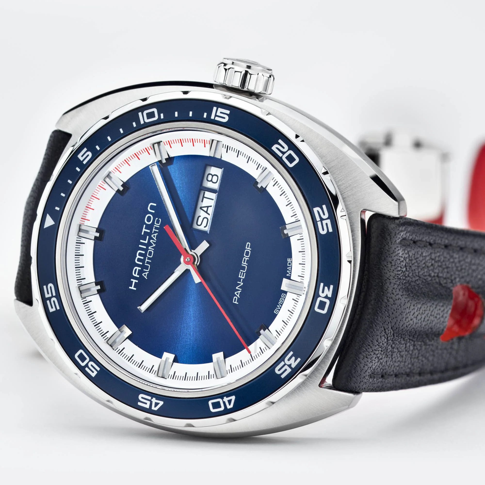 Hamilton H35405741 American Classic Pan Europ Day Date Auto 42mm