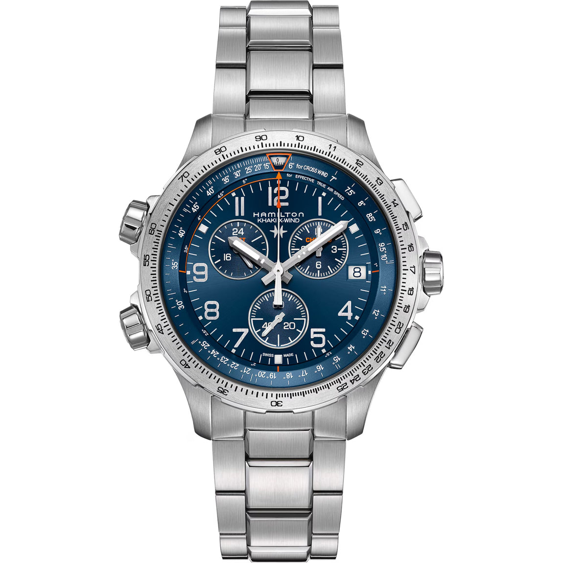Hamilton H77922141 Khaki Aviation X-Wind GMT Chrono Quartz 46mm