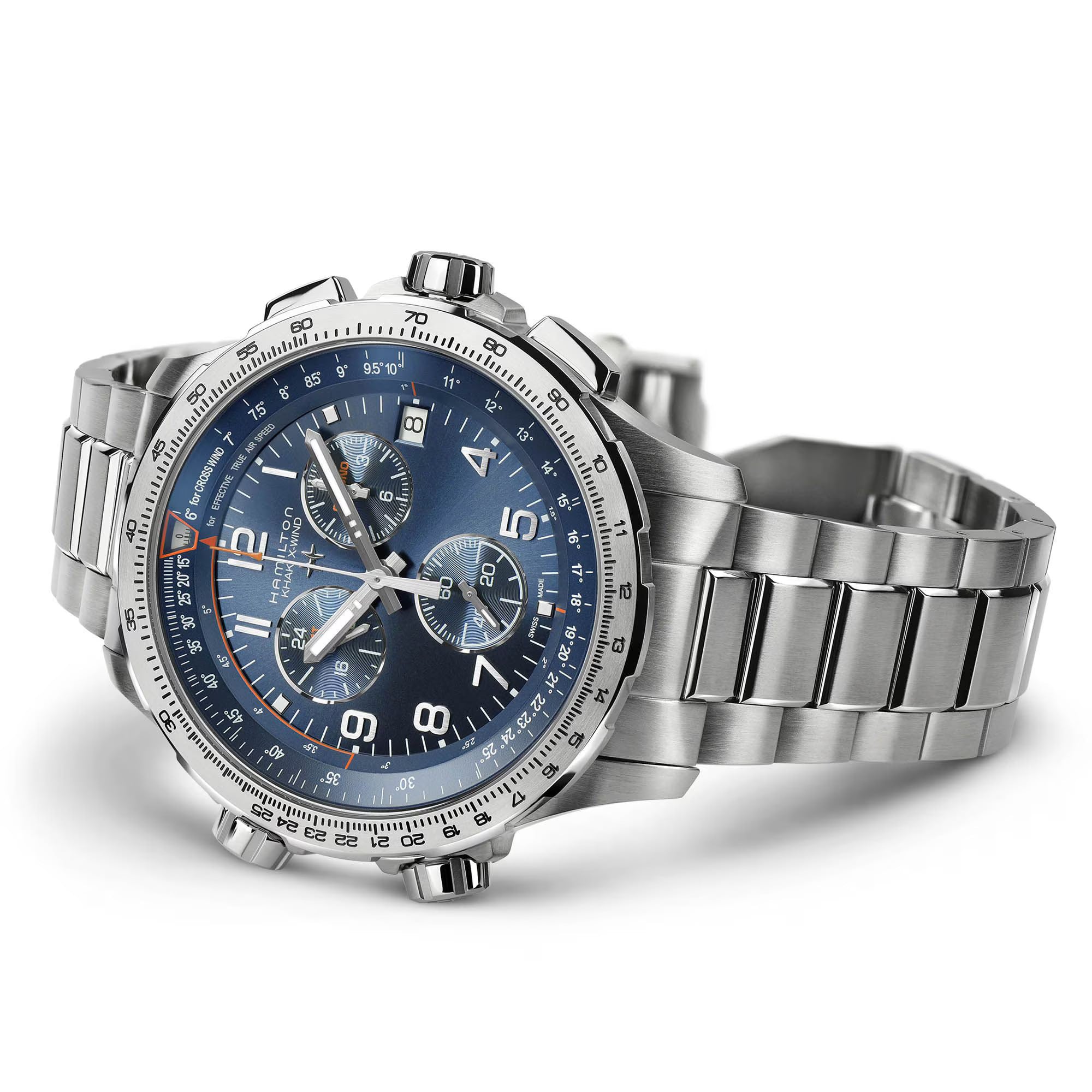 Hamilton H77922141 Khaki Aviation X-Wind GMT Chrono Quartz 46mm