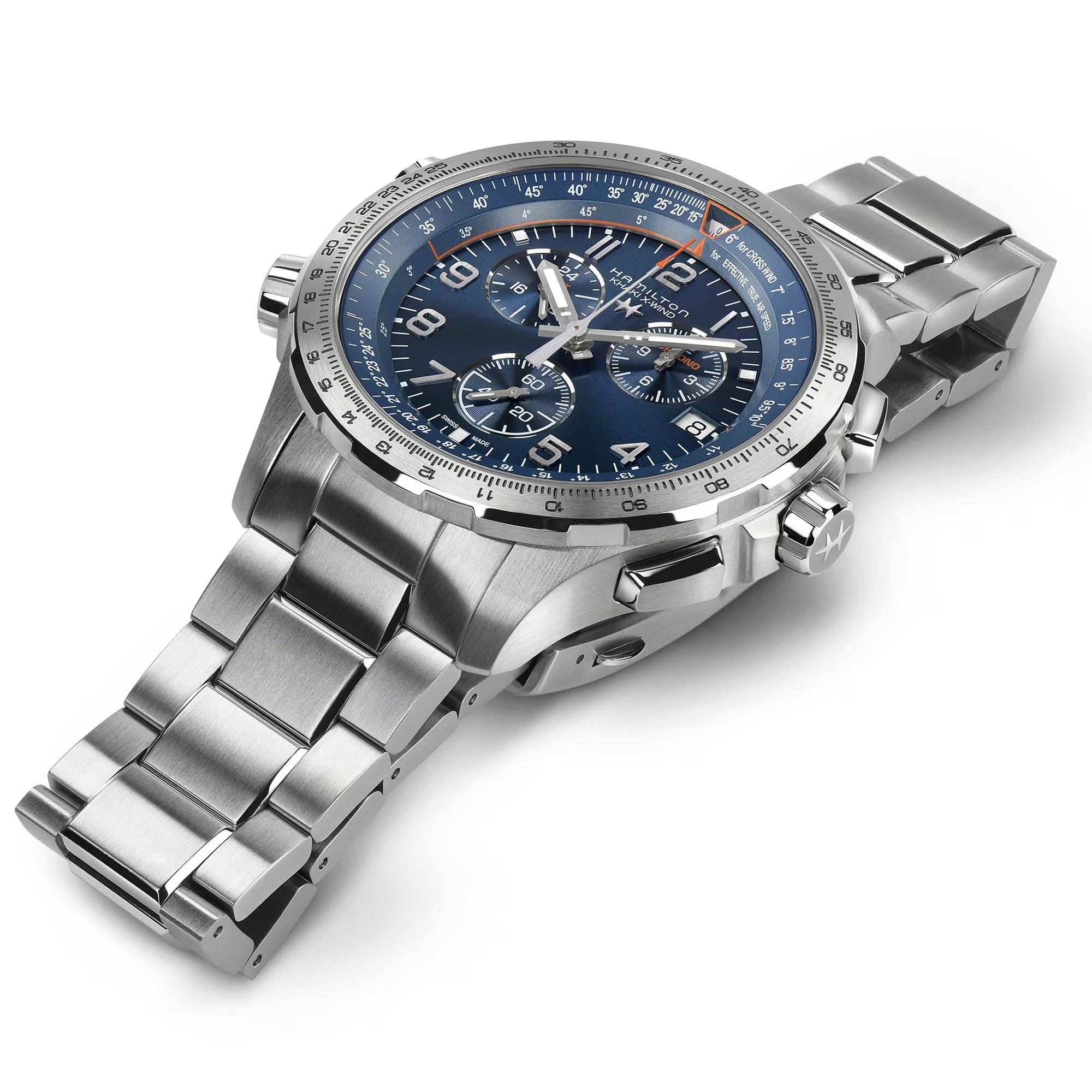 Hamilton H77922141 Khaki Aviation X-Wind GMT Chrono Quartz 46mm