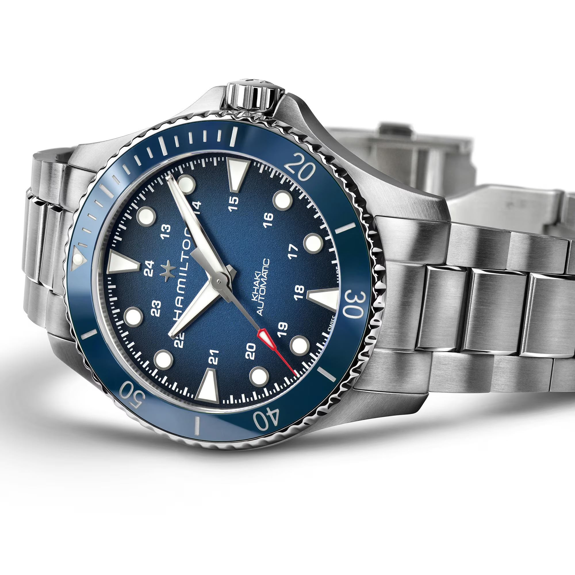 Hamilton H82505140 Khaki Navy Scuba Auto 43mm