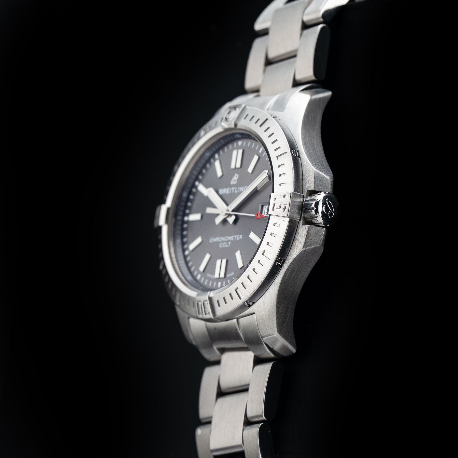 Breitling A17313 Colt Automatic Grey Dial Stainless Steel