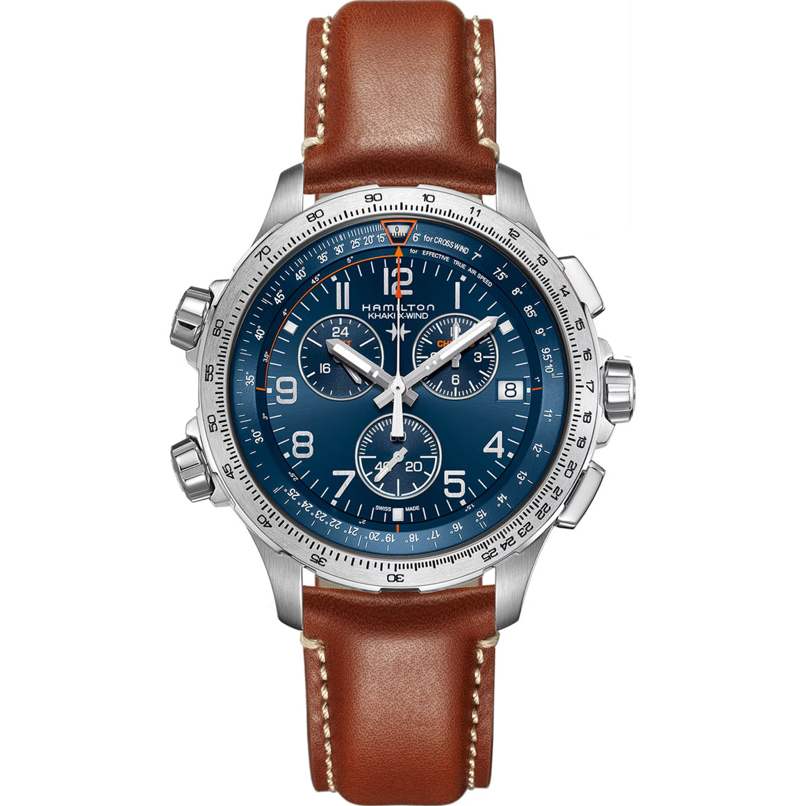 Hamilton H77922541 Khaki Aviation X-Wind GMT Chrono Quartz 46mm