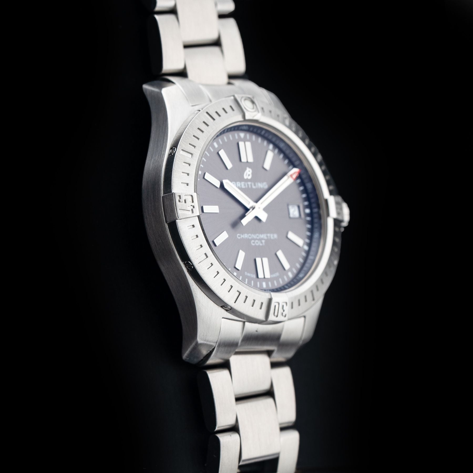 Breitling A17313 Colt Automatic Grey Dial Stainless Steel