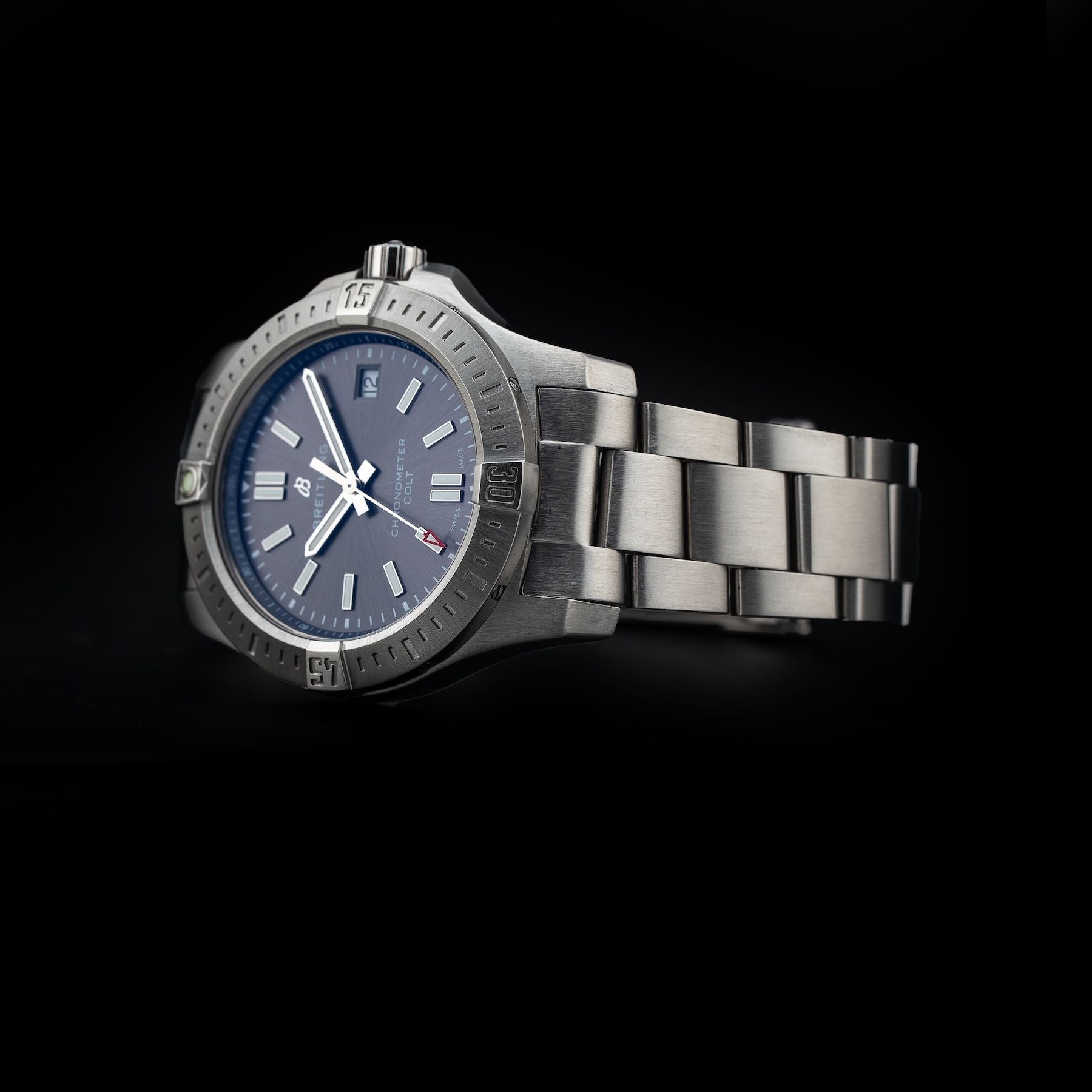 Breitling A17313 Colt Automatic Grey Dial Stainless Steel