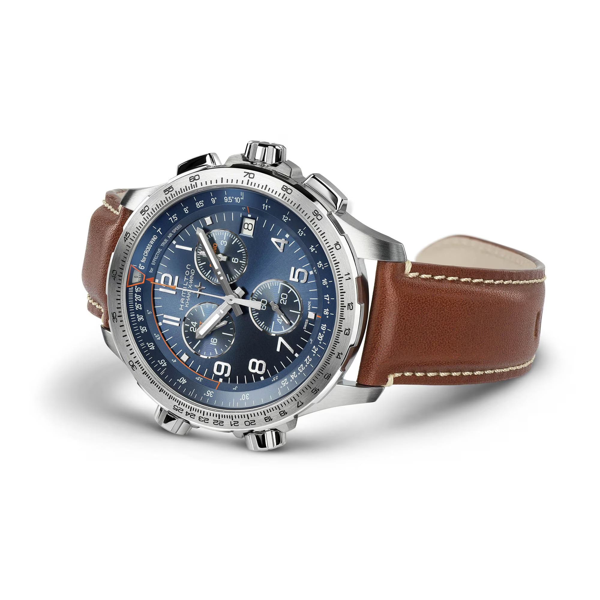 Hamilton H77922541 Khaki Aviation X-Wind GMT Chrono Quartz 46mm