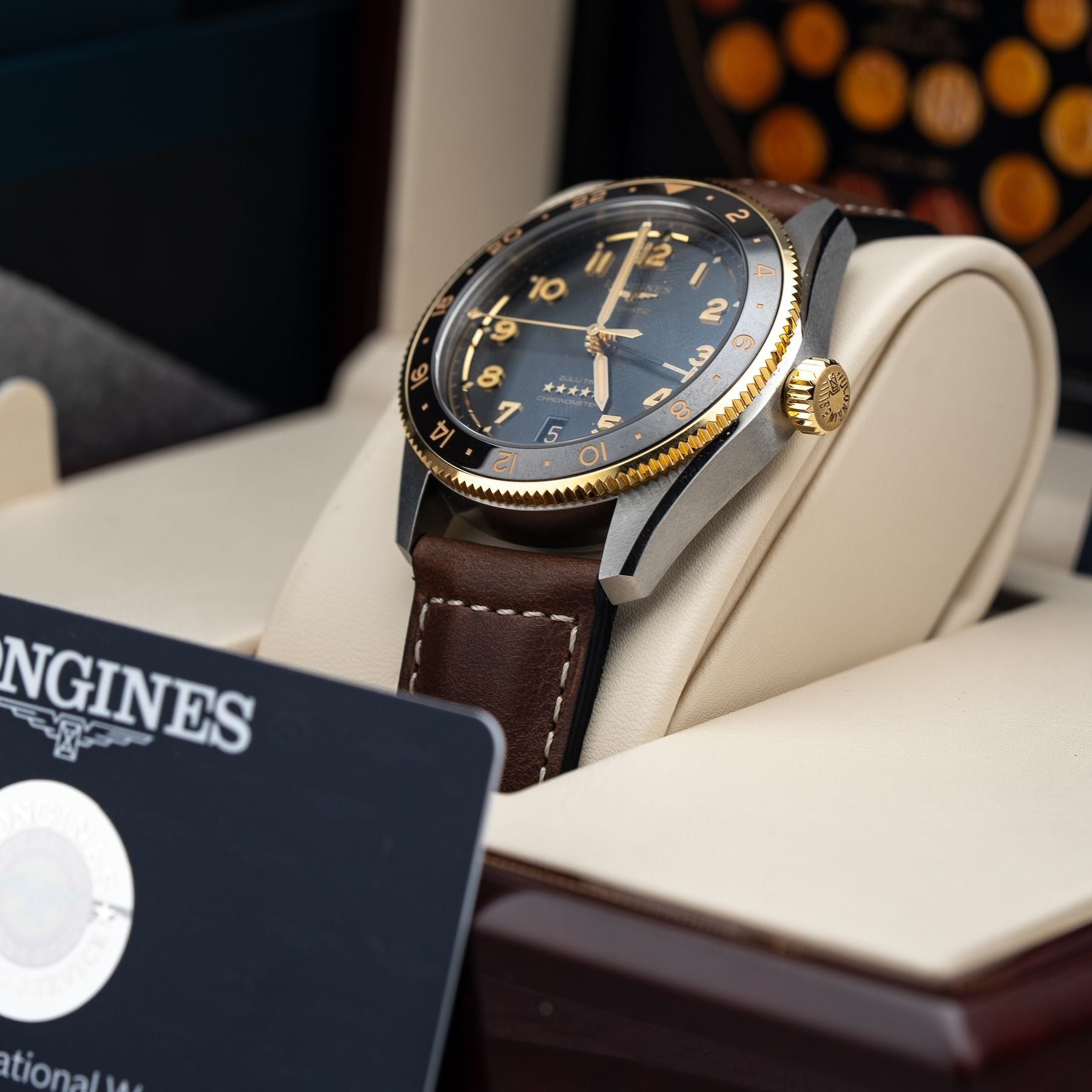 Longines L3.802.5.53.2 Spirit Zulu Time 39mm
