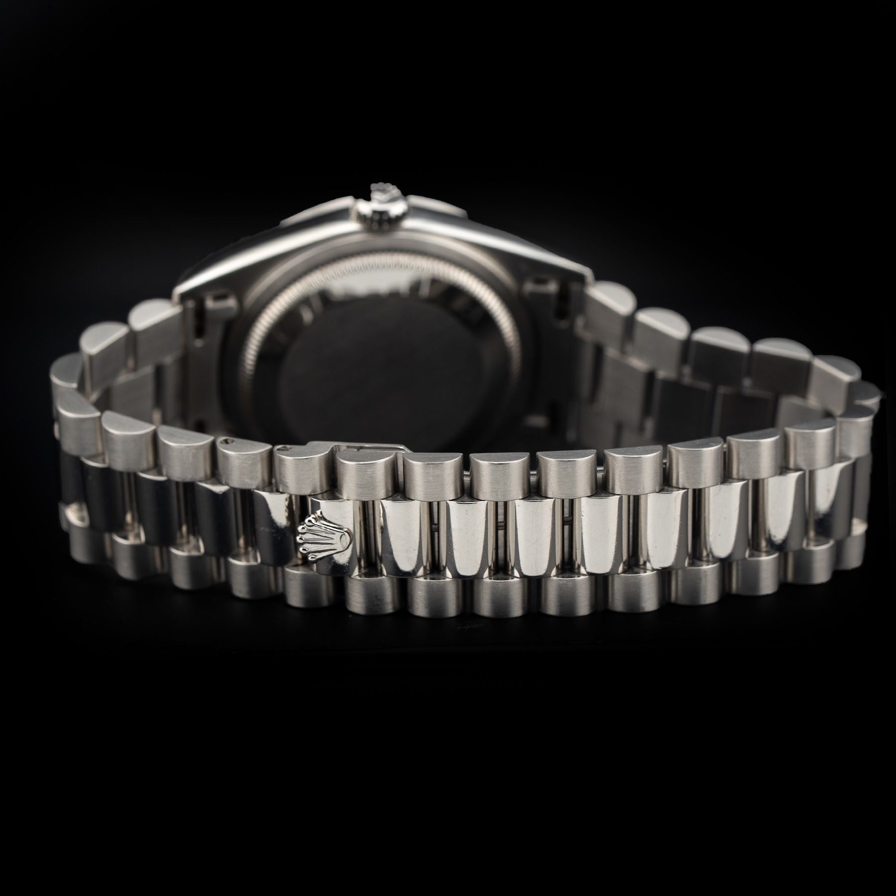 Rolex 18206 Rhodium Serti