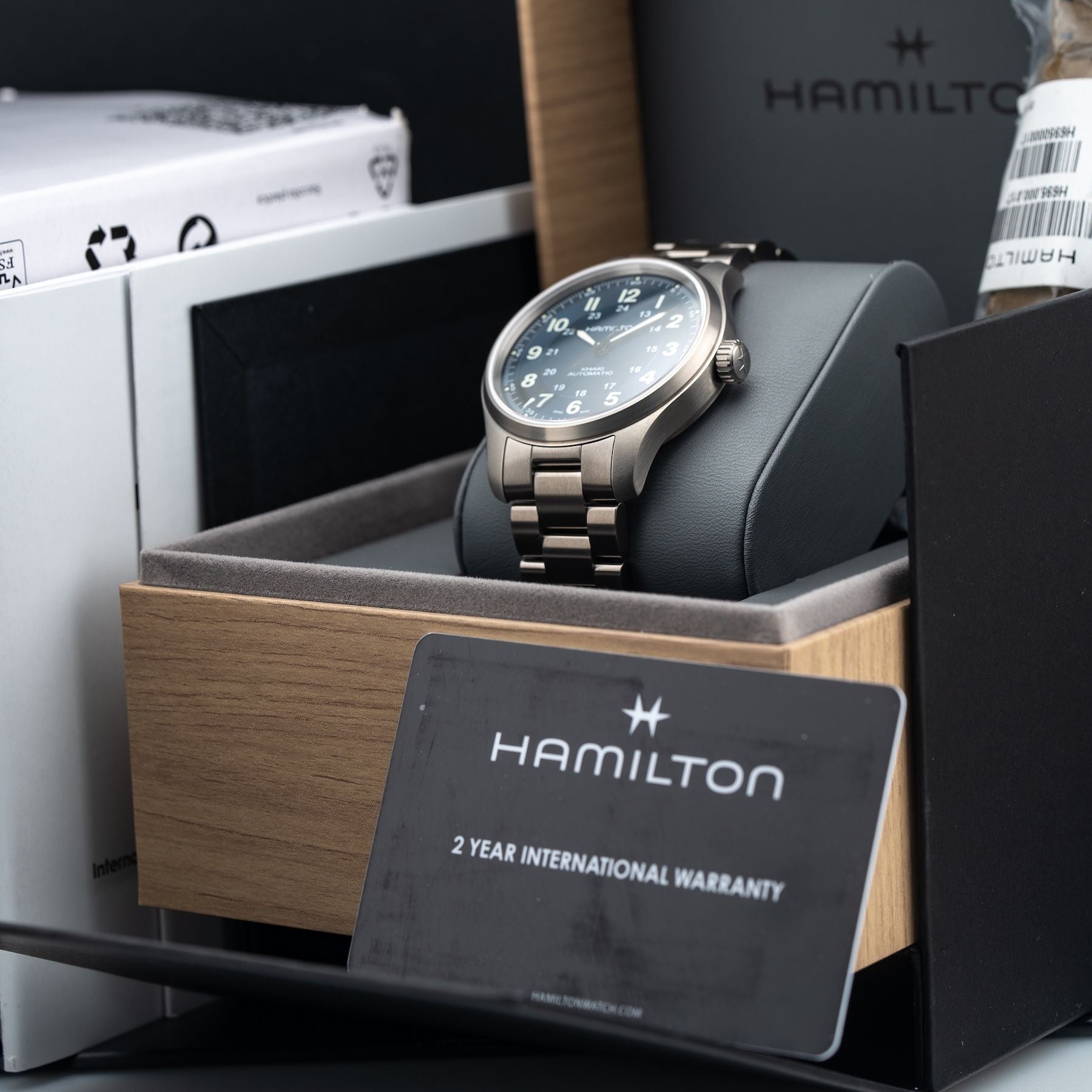 Hamilton H70545140 Khaki Field Titanium Auto 42mm
