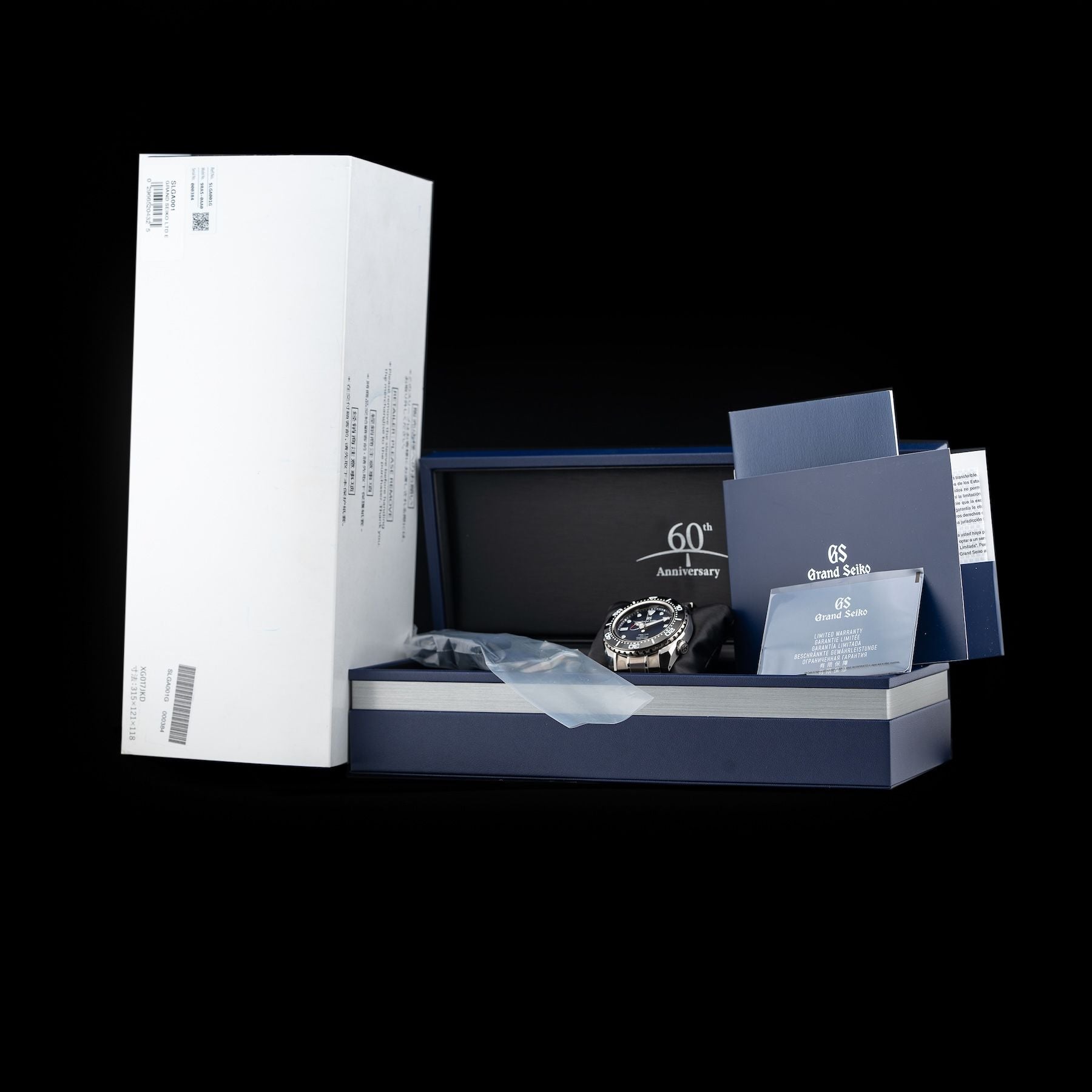 Grand Seiko Sport SLGA001 Diver Spring Drive Blue Dial