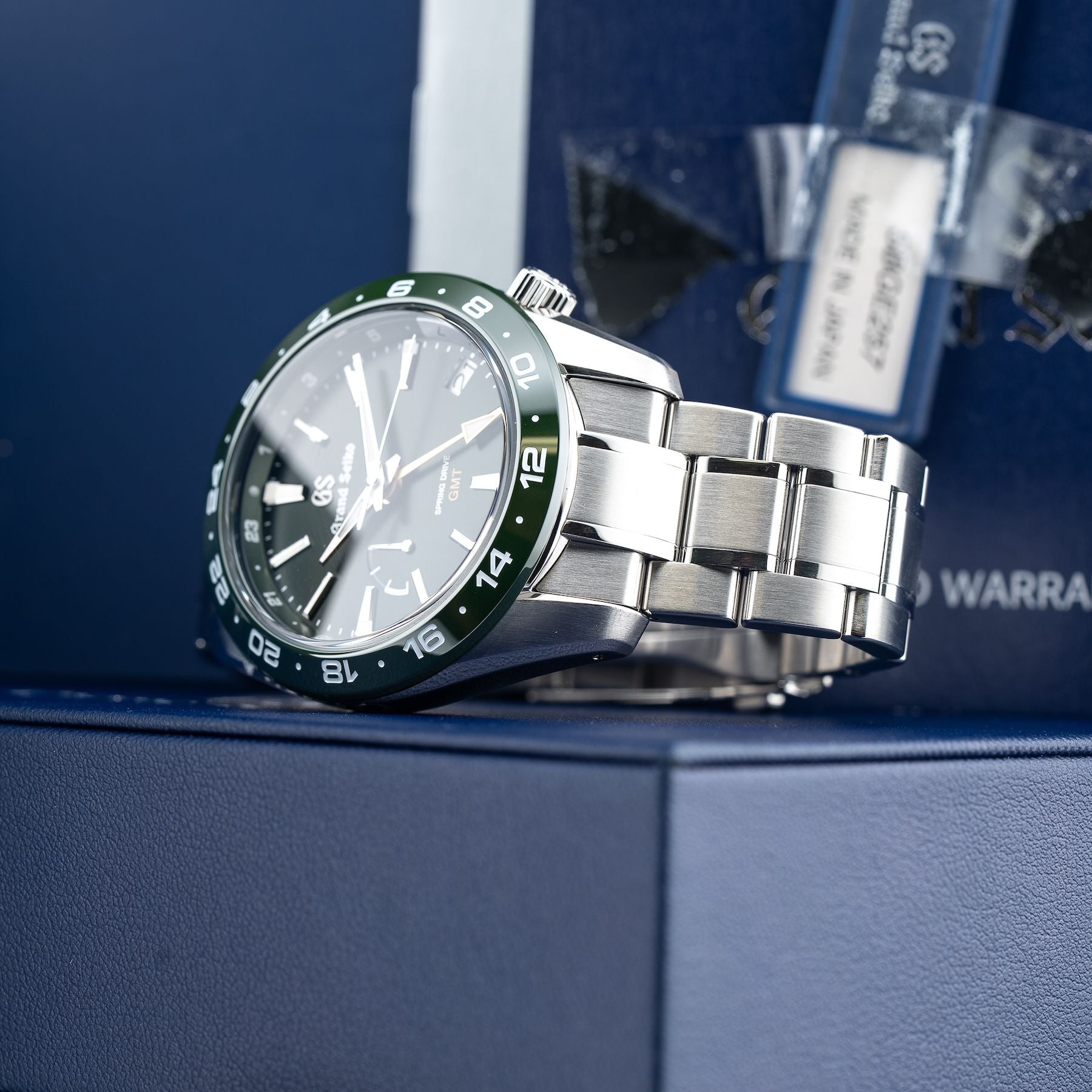 Grand Seiko SBGE257 Sport GMT Spring Drive Green Dial