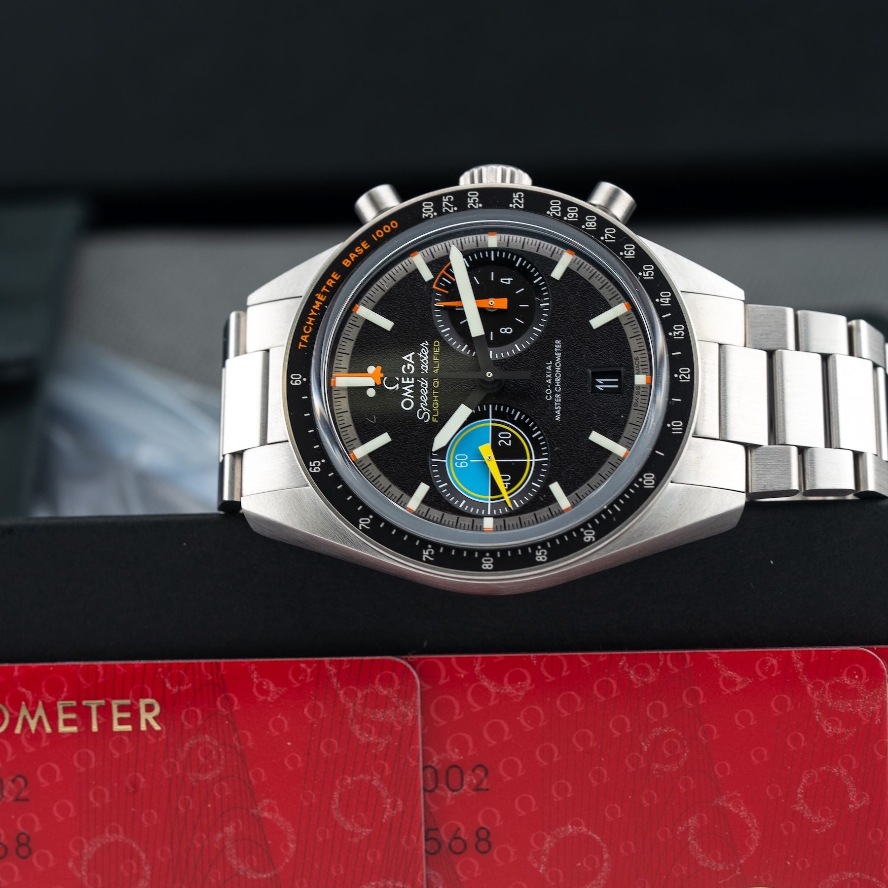 Omega 332.10.41.51.01.002 Speedmaster Pilot Steel On Steel 40.85mm