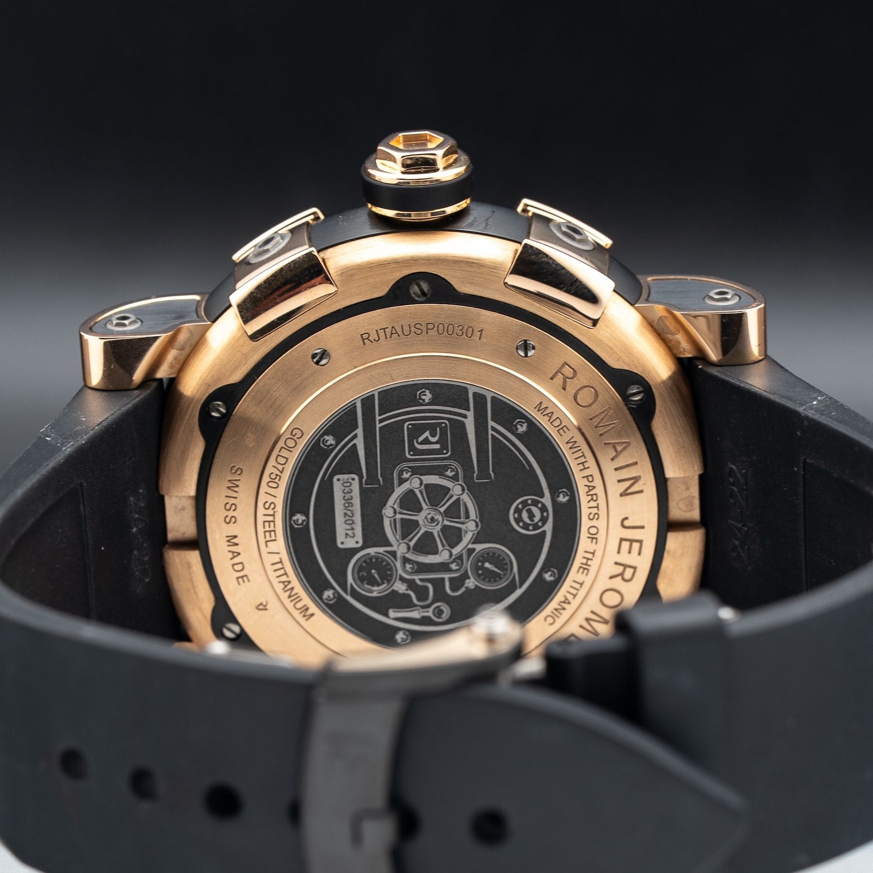 Romain Jerome RJ.T.AU.SP.008.01 Titanic-DNA Steampunk Gold Rusted