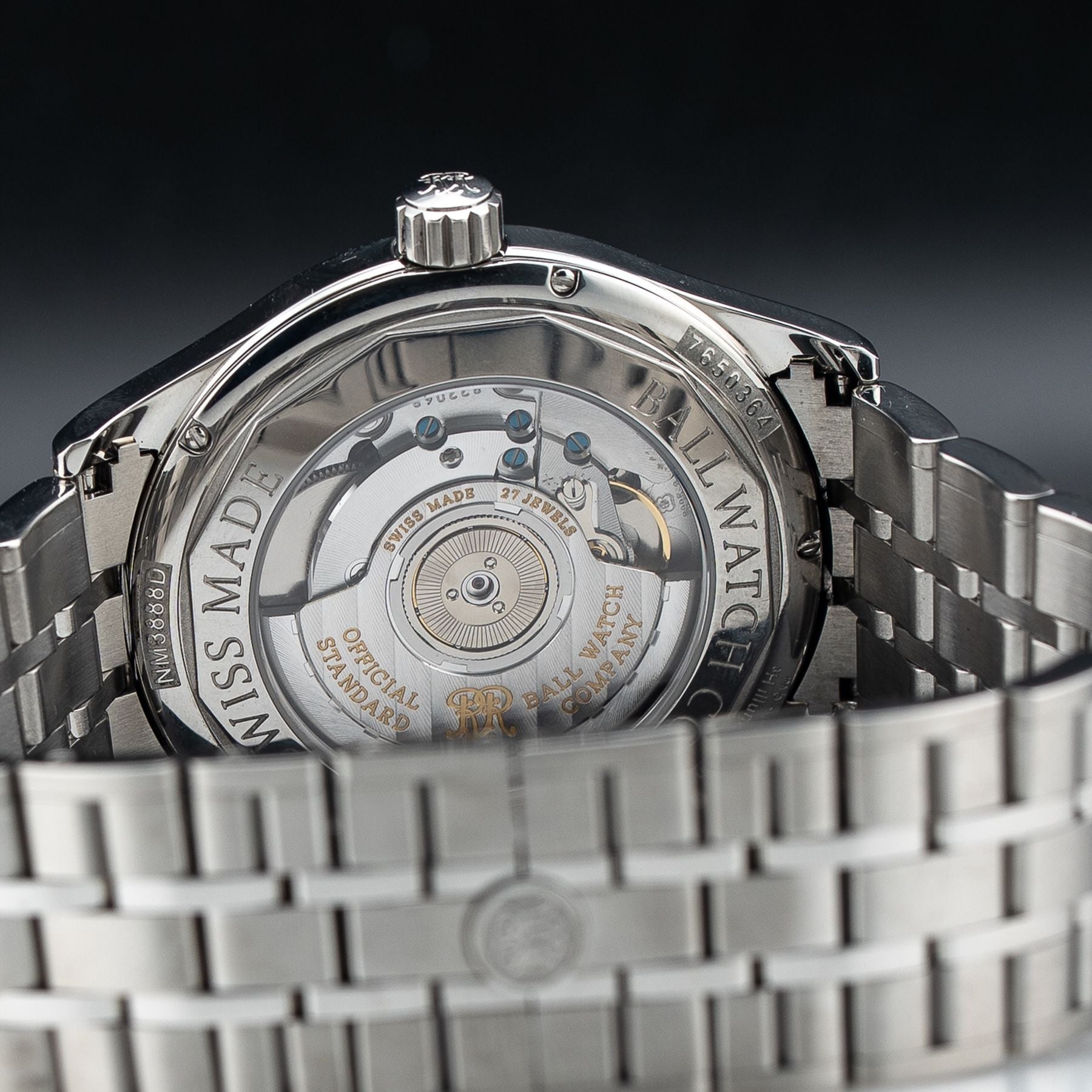 Ball NM3888D-S1CJ-WH Trainmaster Standard Time
