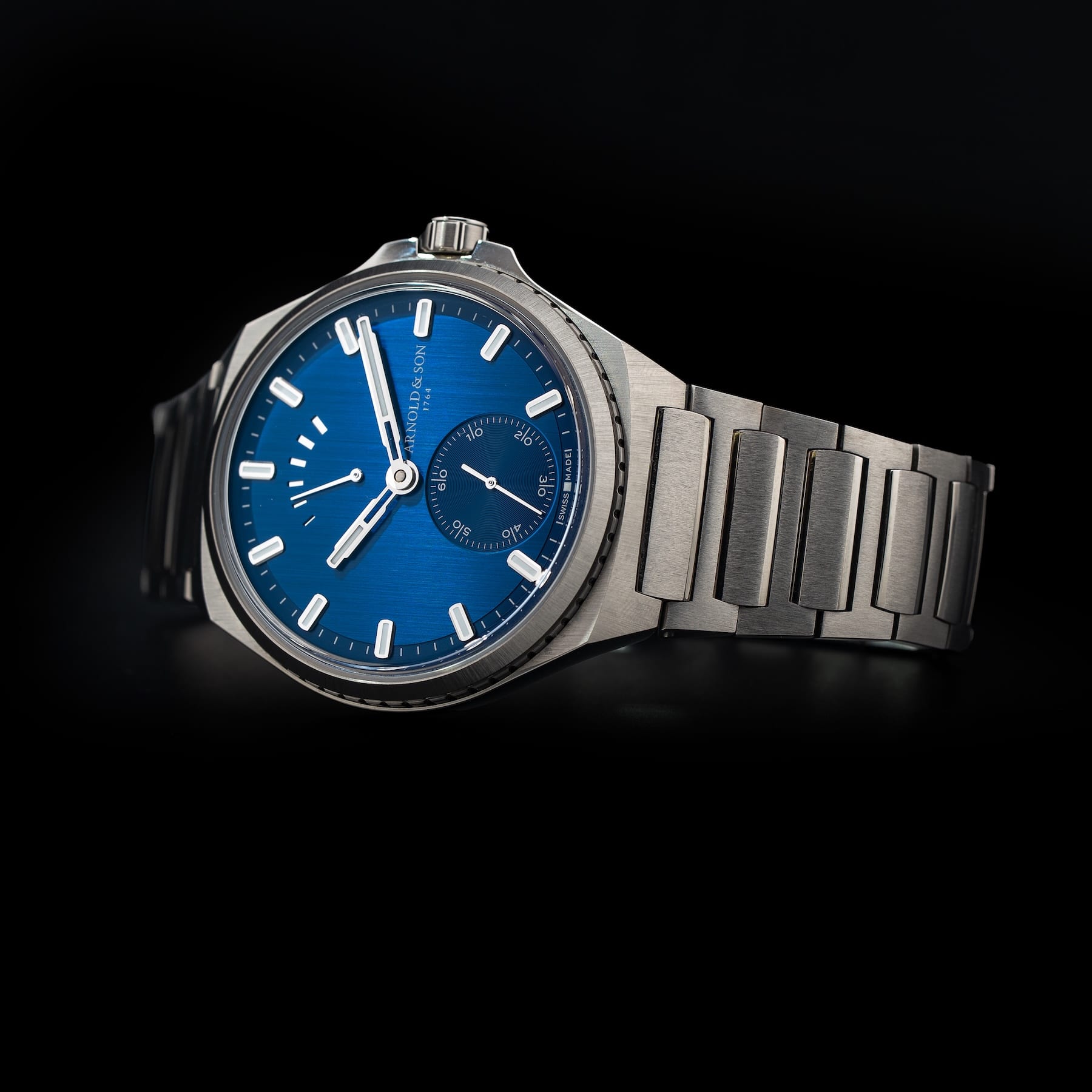 Arnold & Son 1LTAT.U01A.N001U Longitude Titanium Ocean Blue