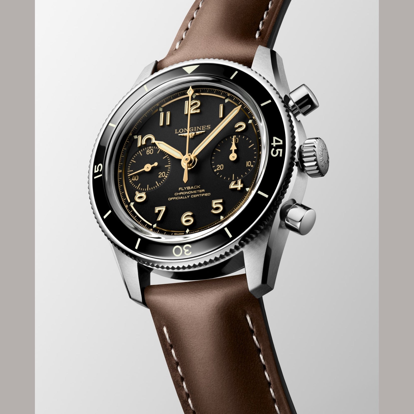 Longines L3.721.4.53.2 Spirit Pilot Flyback