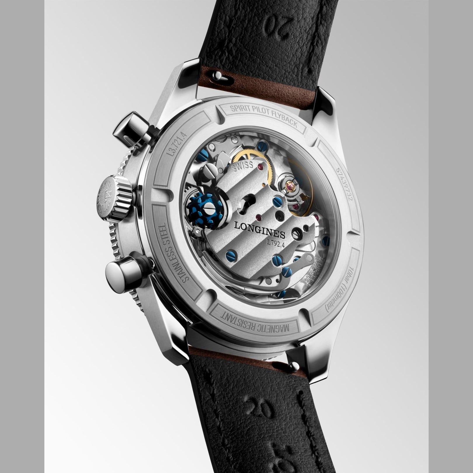 Longines L3.721.4.53.2 Spirit Pilot Flyback