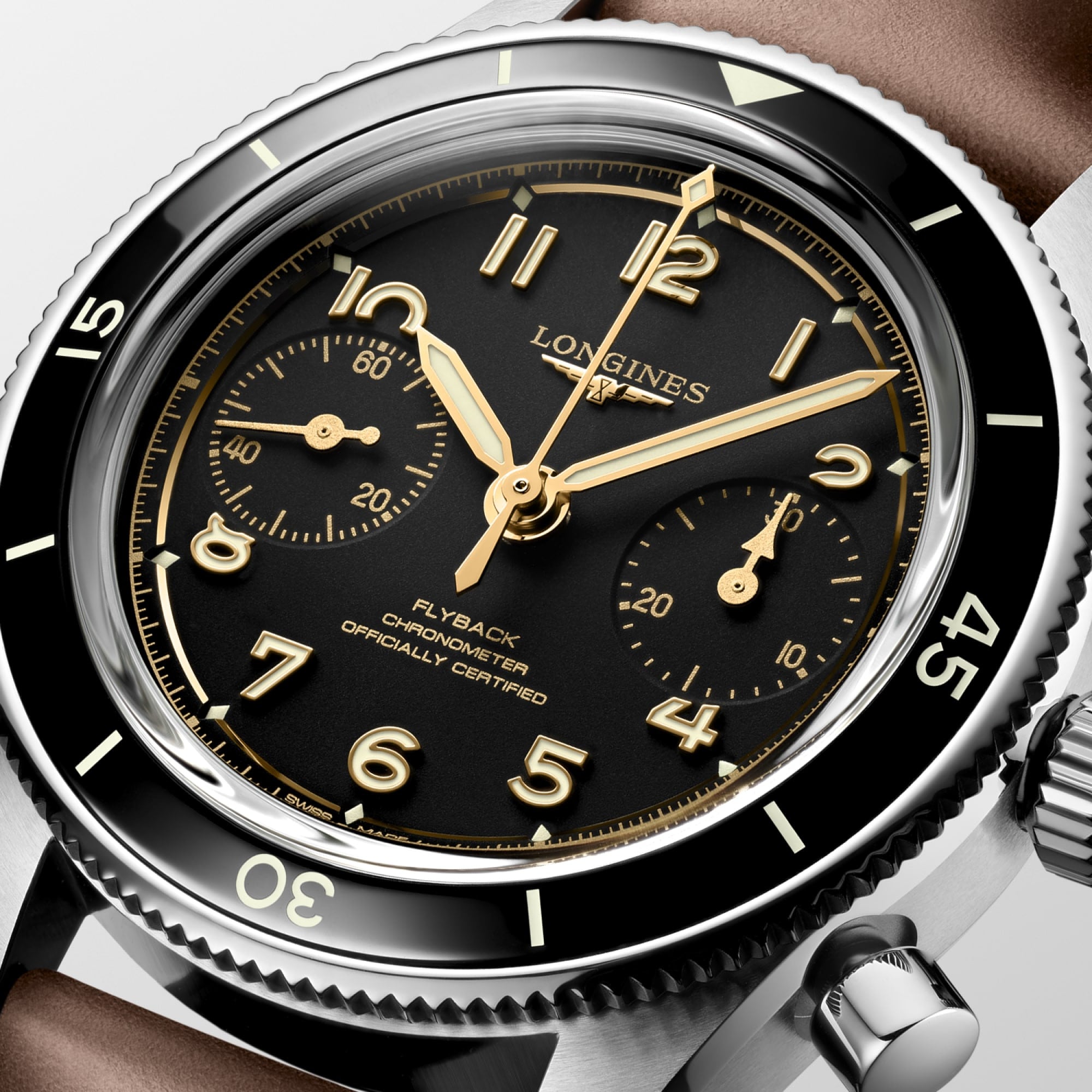 Longines L3.721.4.53.2 Spirit Pilot Flyback