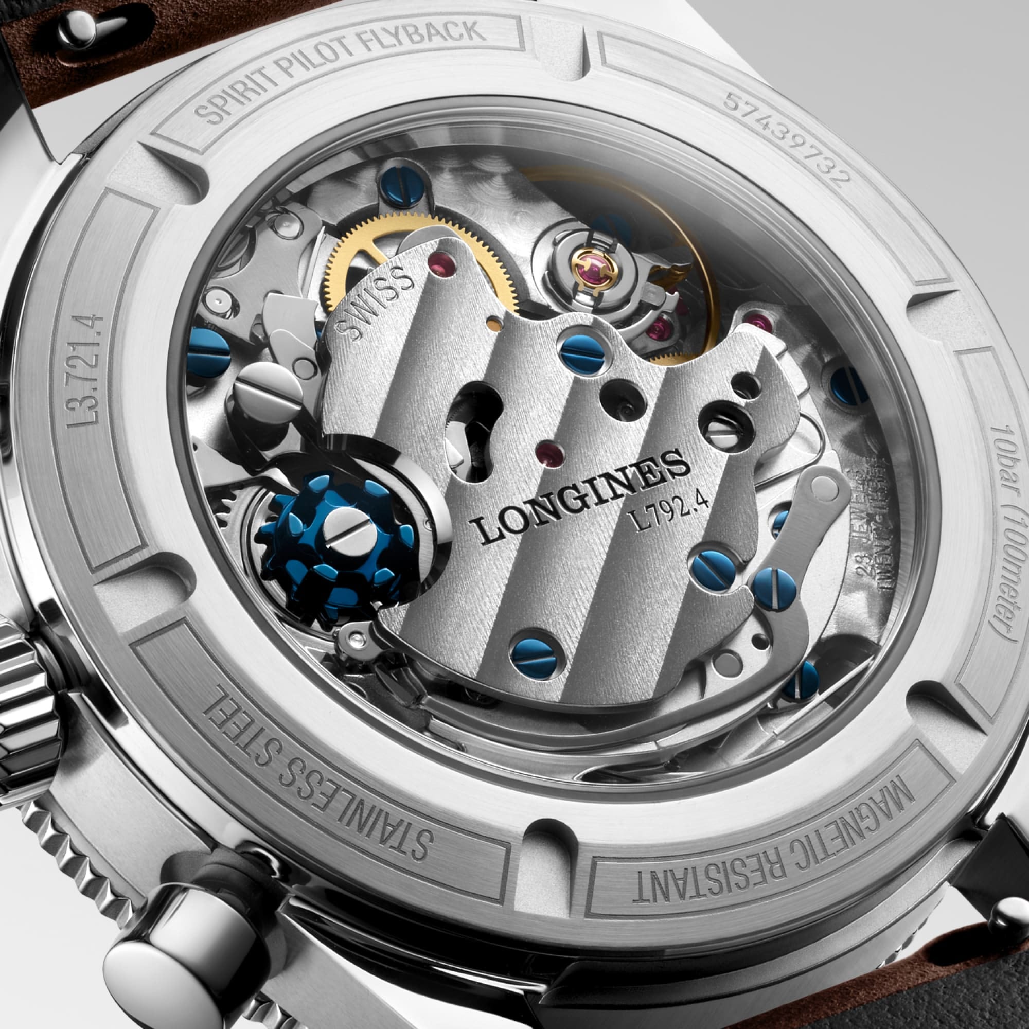 Longines L3.721.4.53.2 Spirit Pilot Flyback