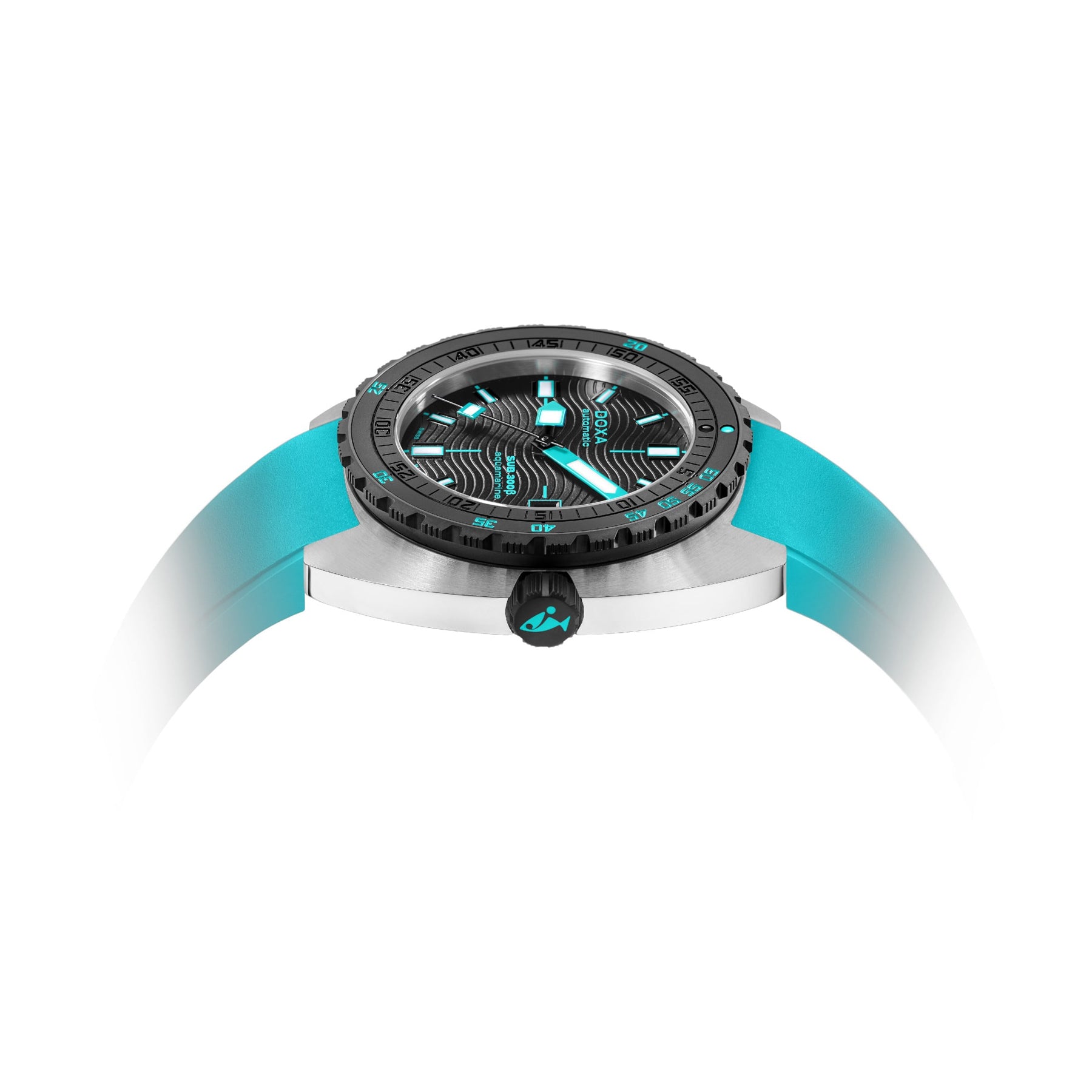 DOXA Sub 300β Aquamarine 830.10.241.25 on Strap