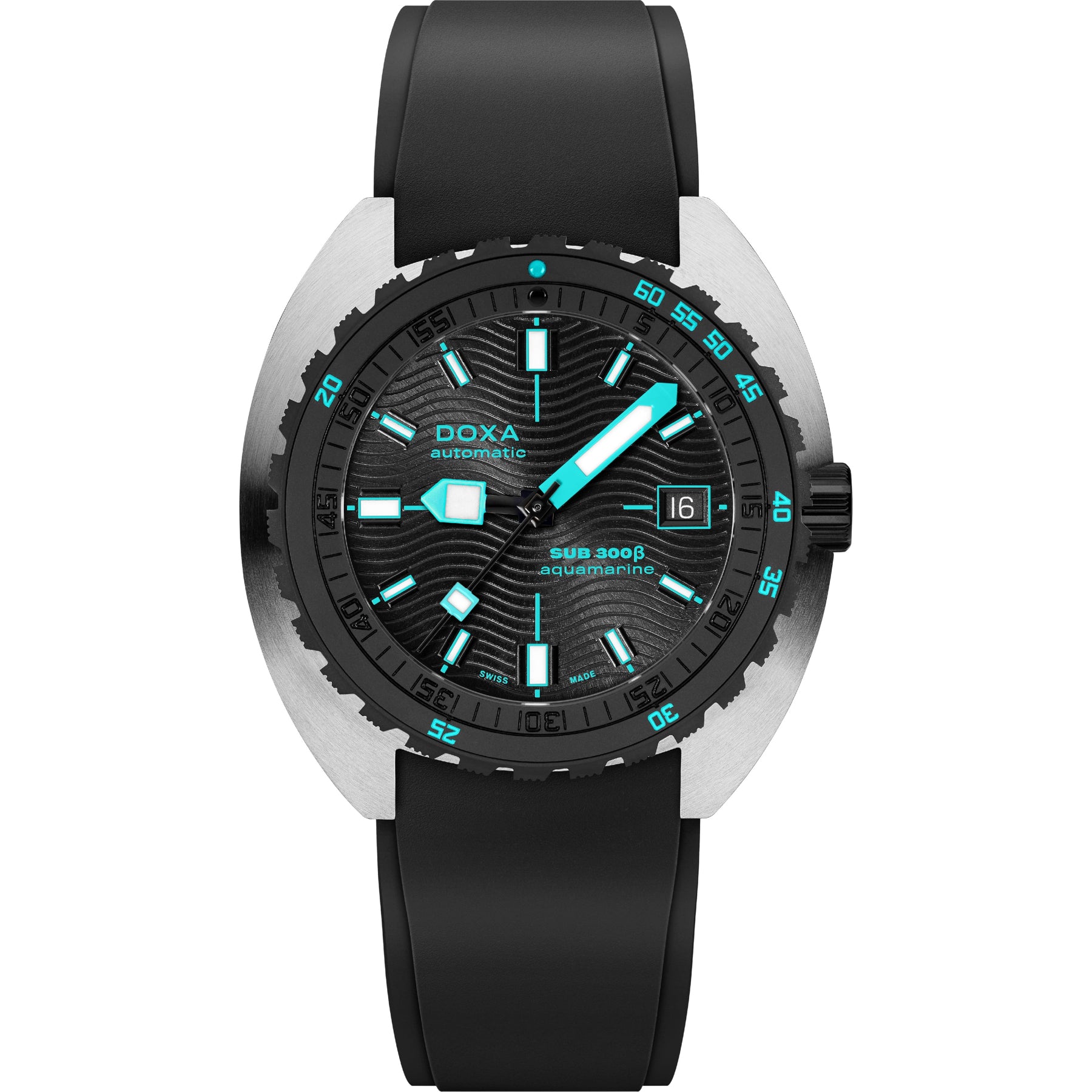 DOXA Sub 300β Aquamarine 830.10.241.20 on Strap