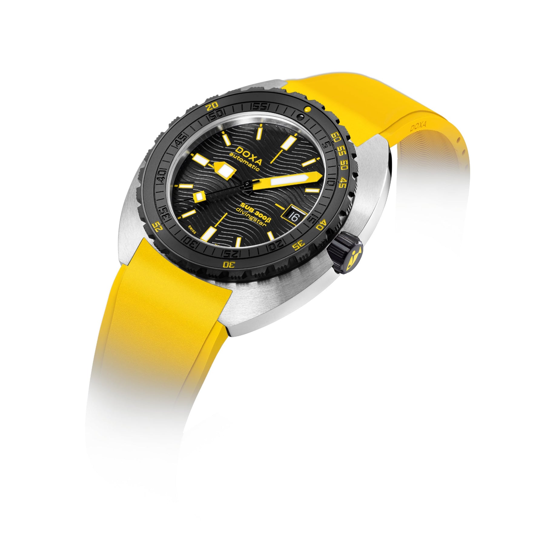 DOXA Sub 300β Divingstar 830.10.361.31 on Strap