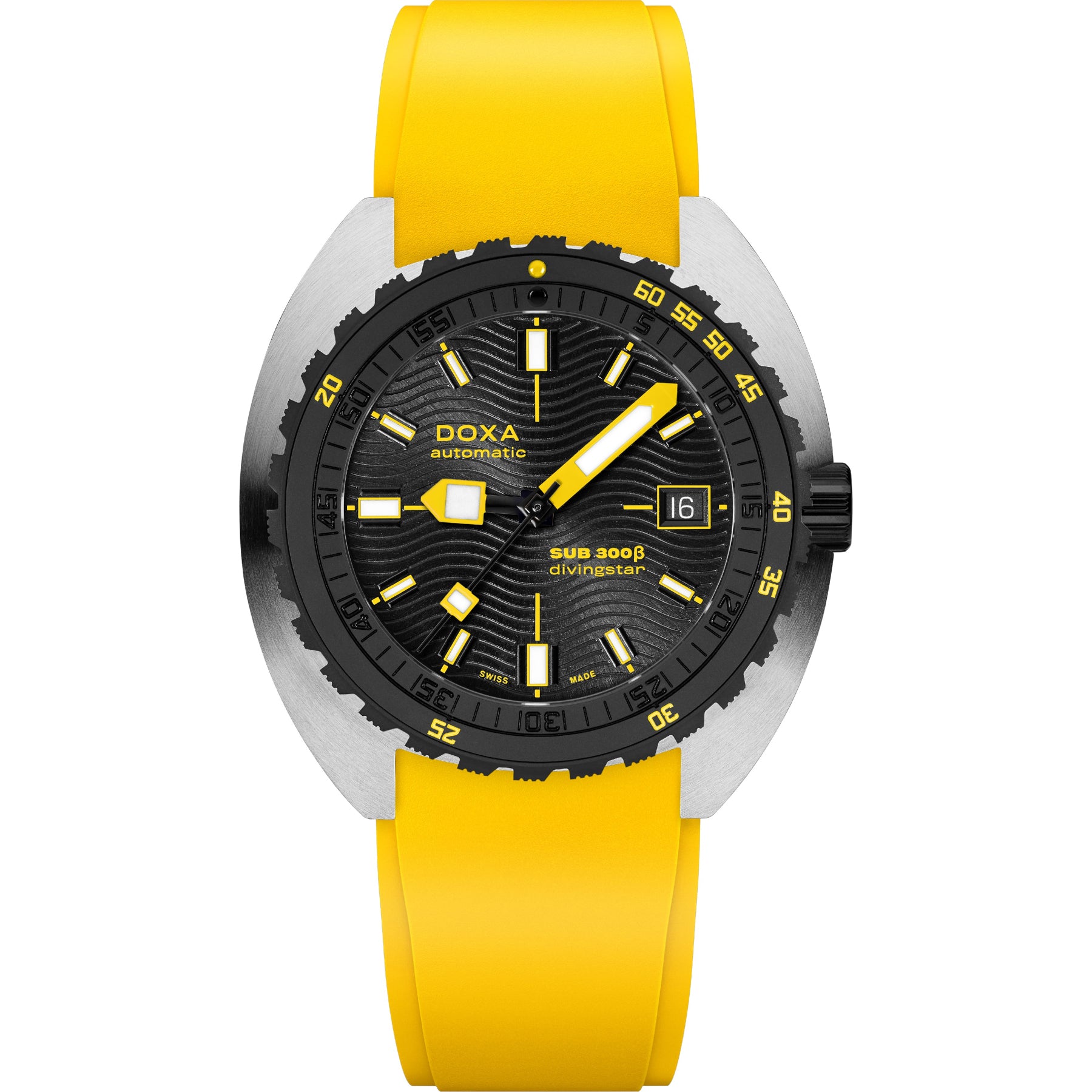 DOXA Sub 300β Divingstar 830.10.361.31 on Strap