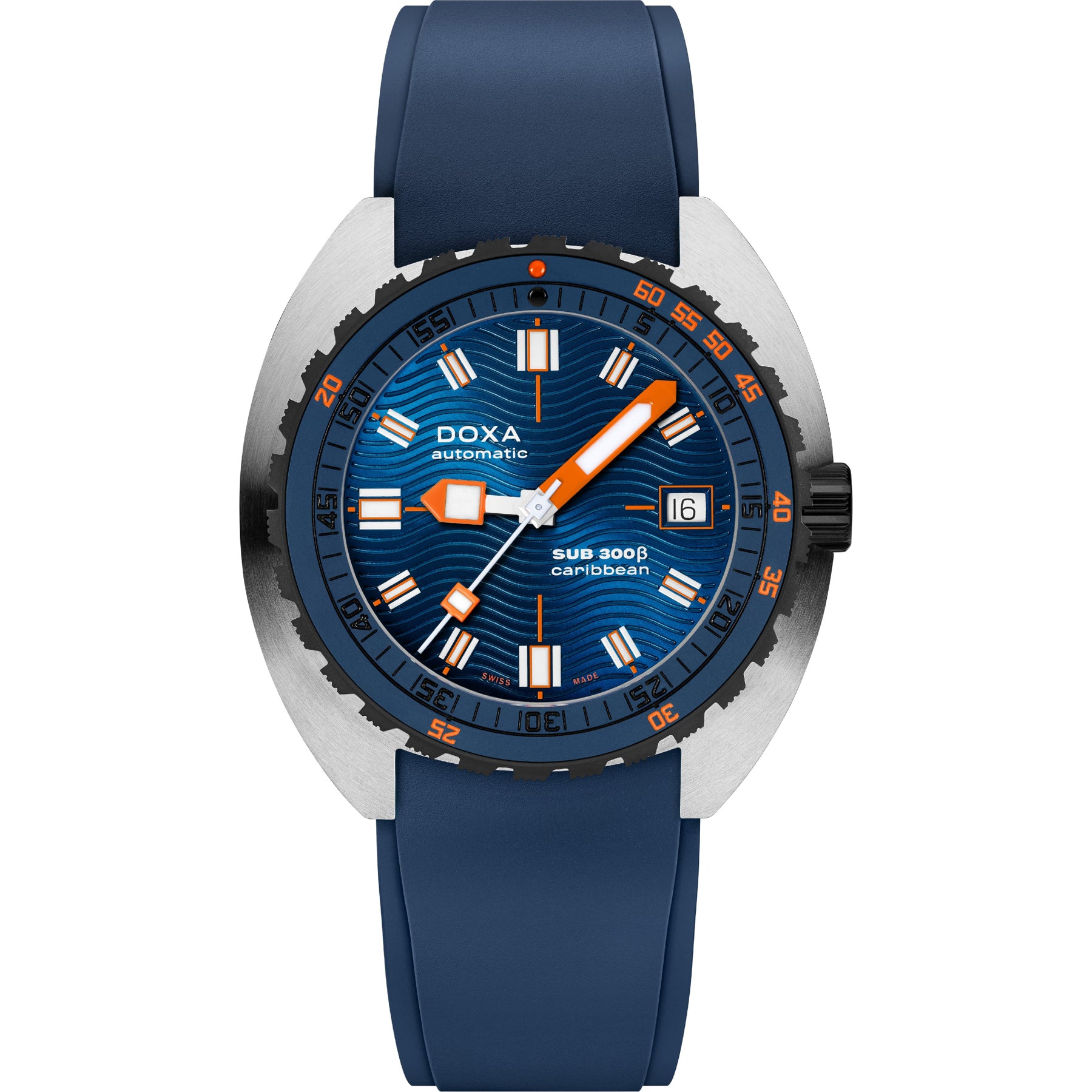 DOXA Sub 300β Caribbean 830.10.201.32 on Strap