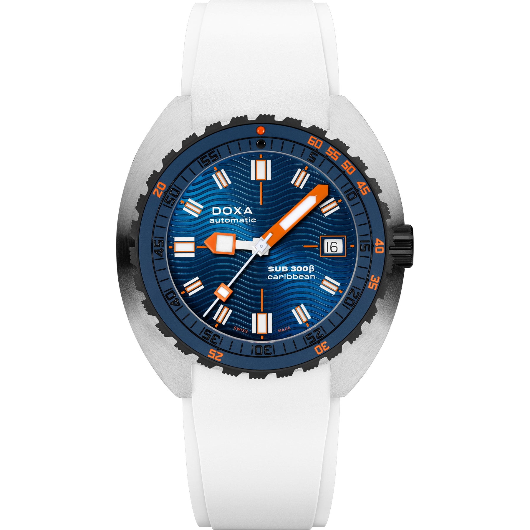 DOXA Sub 300β Caribbean 830.10.201.23 on Strap