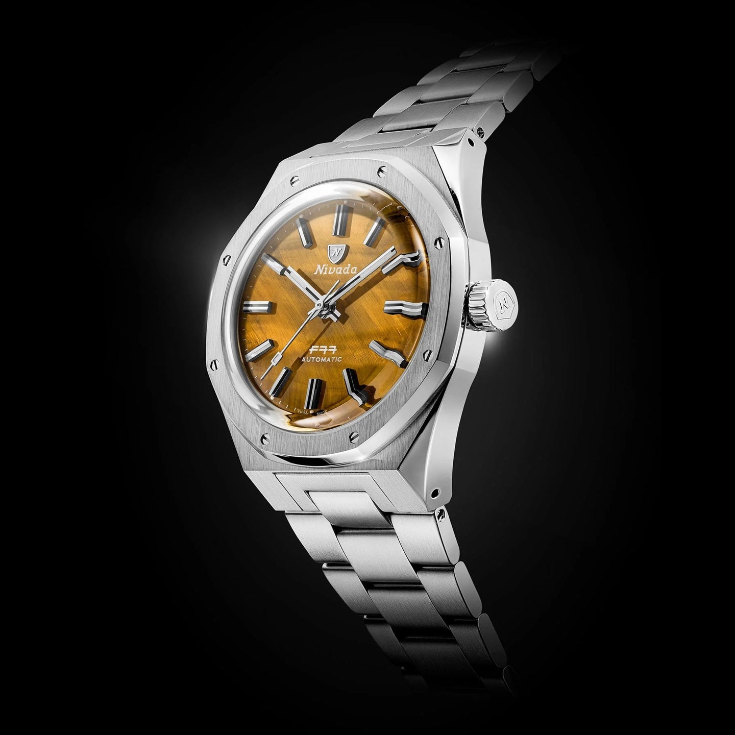 Nivada Grenchen 68032A77 Tiger Eye Mark I
