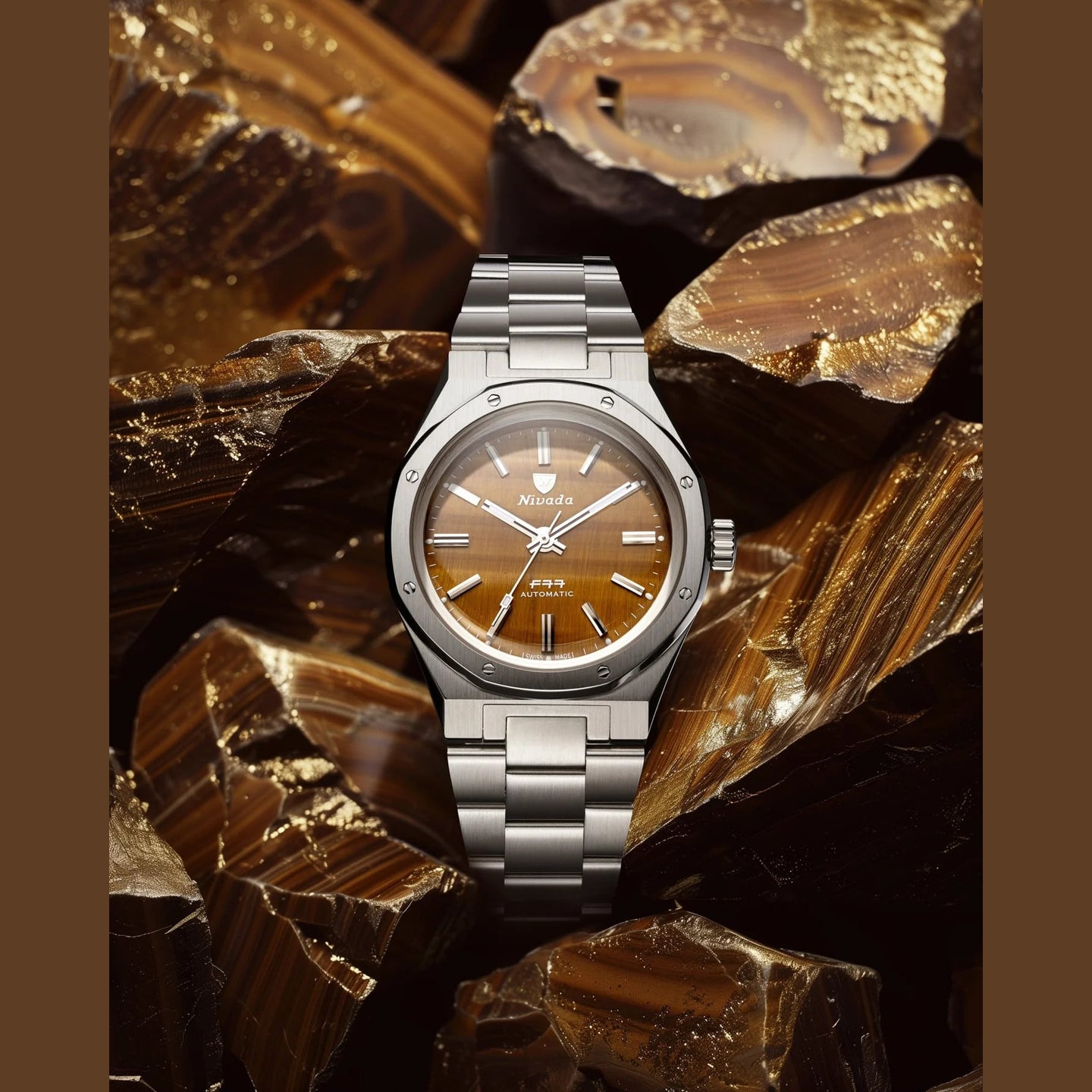 Nivada Grenchen 68032A77 Tiger Eye Mark I