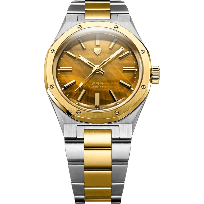 Nivada Grenchen F77 Tiger Eye Bicolor Mark I