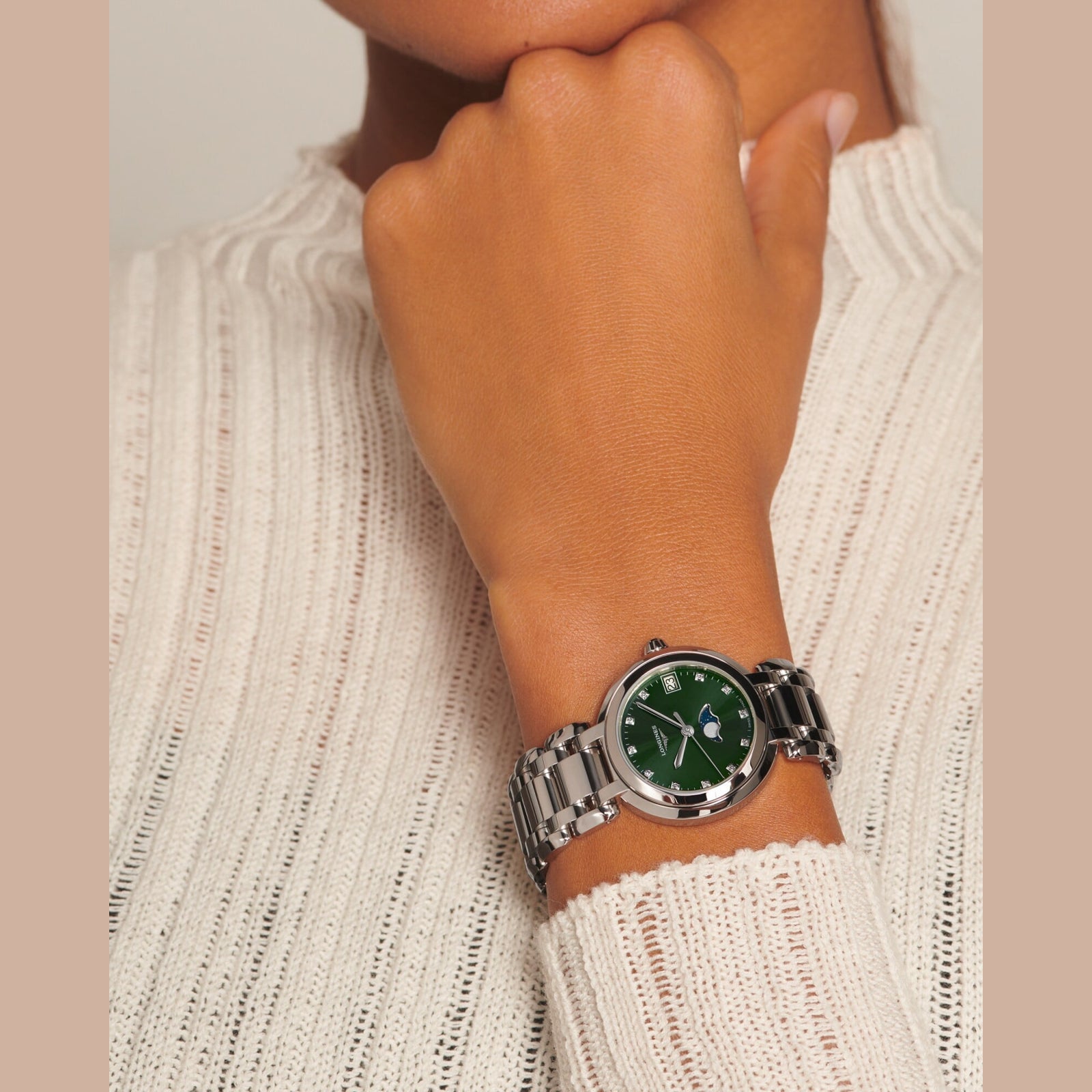 Longines L8.115.4.67.6 Primaluna Moonphase