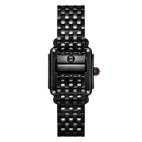 Michele MWW06G000051 Deco Diamond Madison Mid Noir