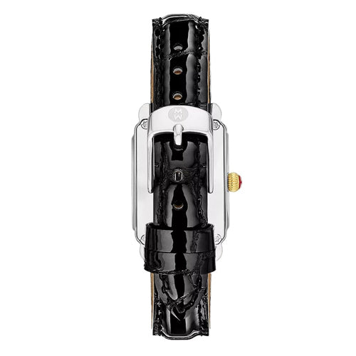 Michele MWW06E000148 Deco Park Black Leather