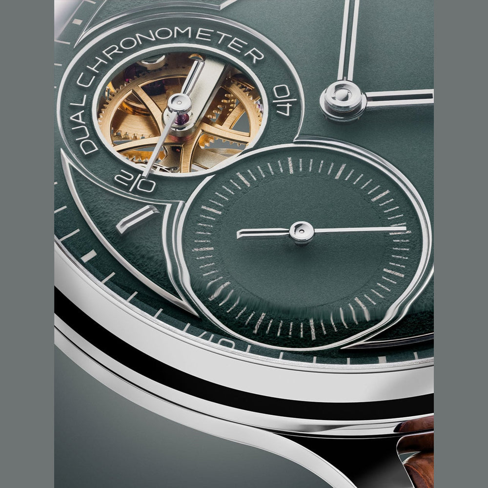 Lederer CIC 9016.50.304 Central Impulse Chronometer Green Dial