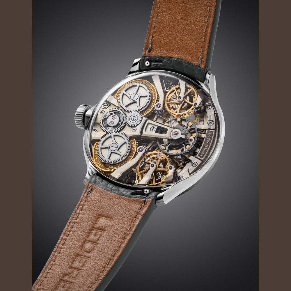 Lederer CIC 9016.10.302 Central Impulse Chronometer Deep Blue