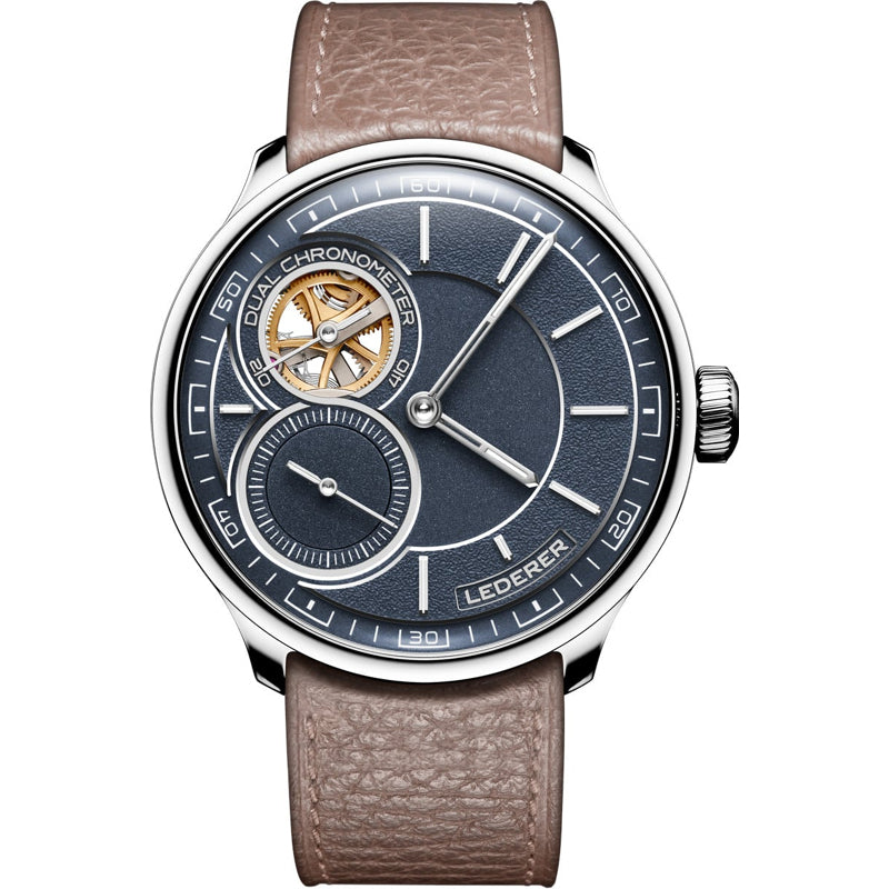 Lederer CIC 9016.10.302 Central Impulse Chronometer Deep Blue
