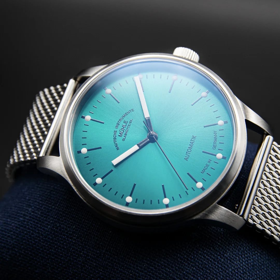 Mühle Glashütte M1-40-79-MB Panova Turquoise Blue