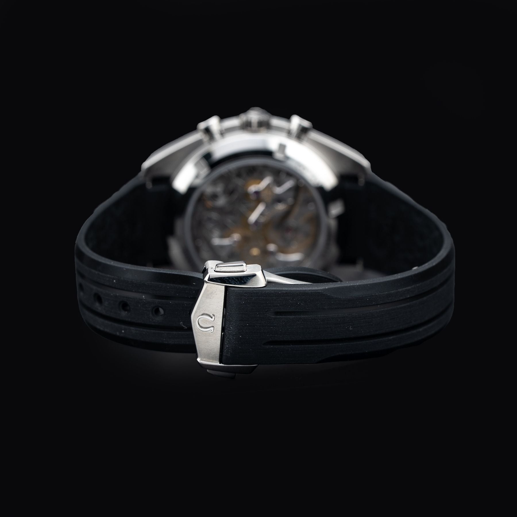 Omega 310.32.42.50.04.001 Speedmaster Moonwatch Professional White Dial On Rubber Strap