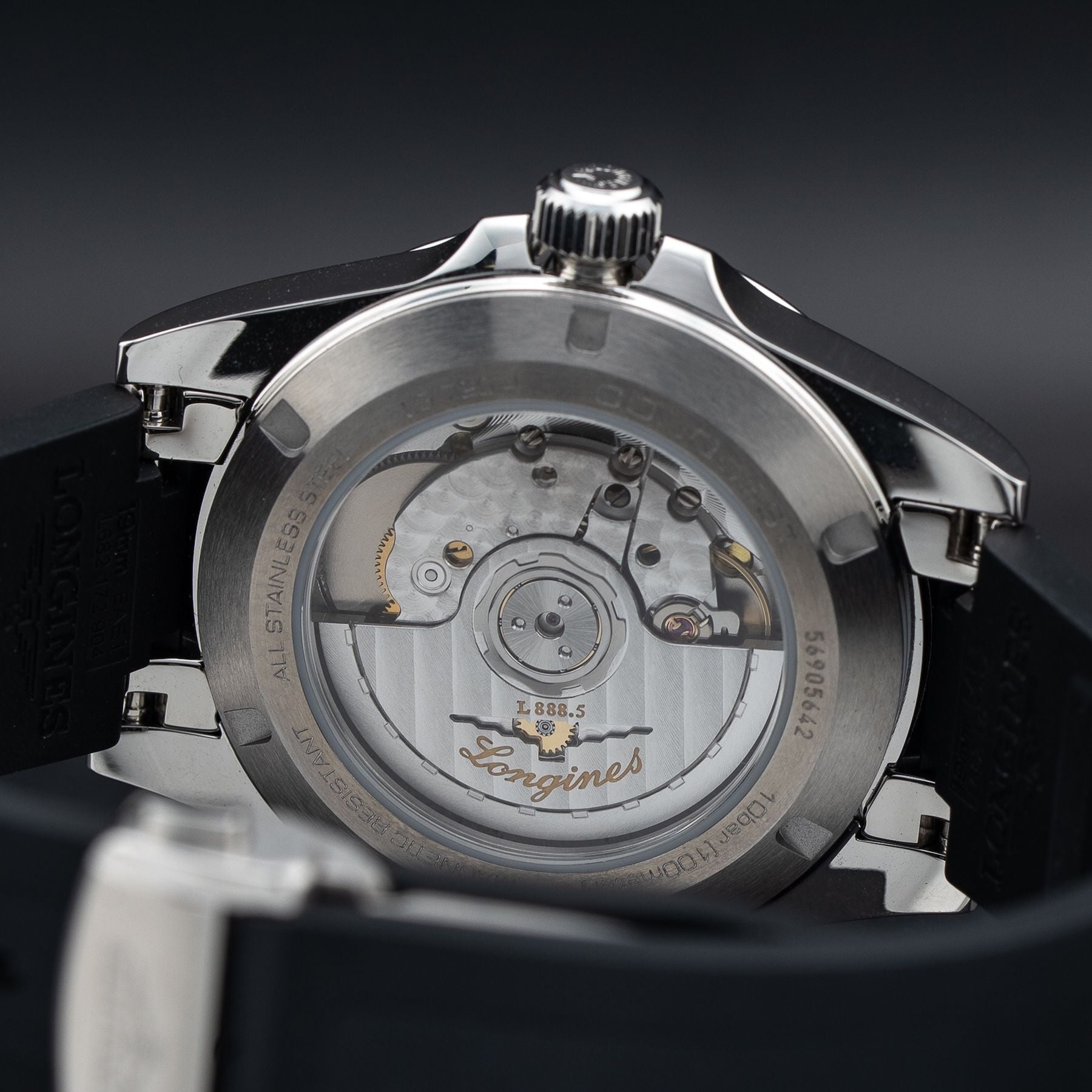 Longines L3.720.4.52.9 Conquest Black Dial 38mm