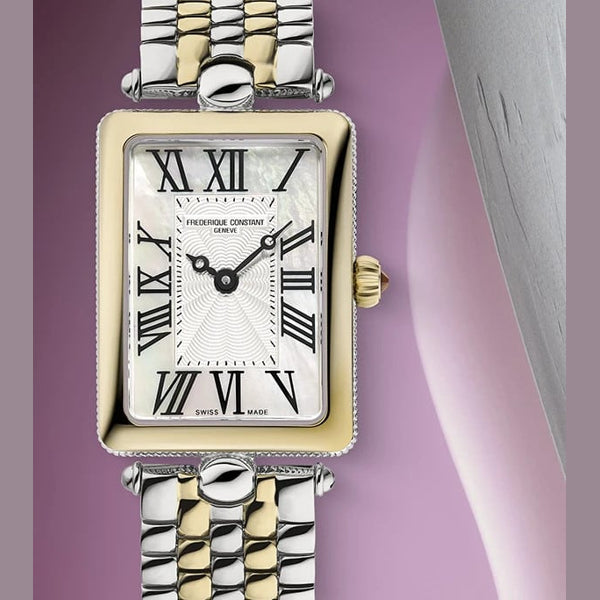 Frederique Constant FC-200MPW2AC3B Classics Art Déco Carrée 28mm