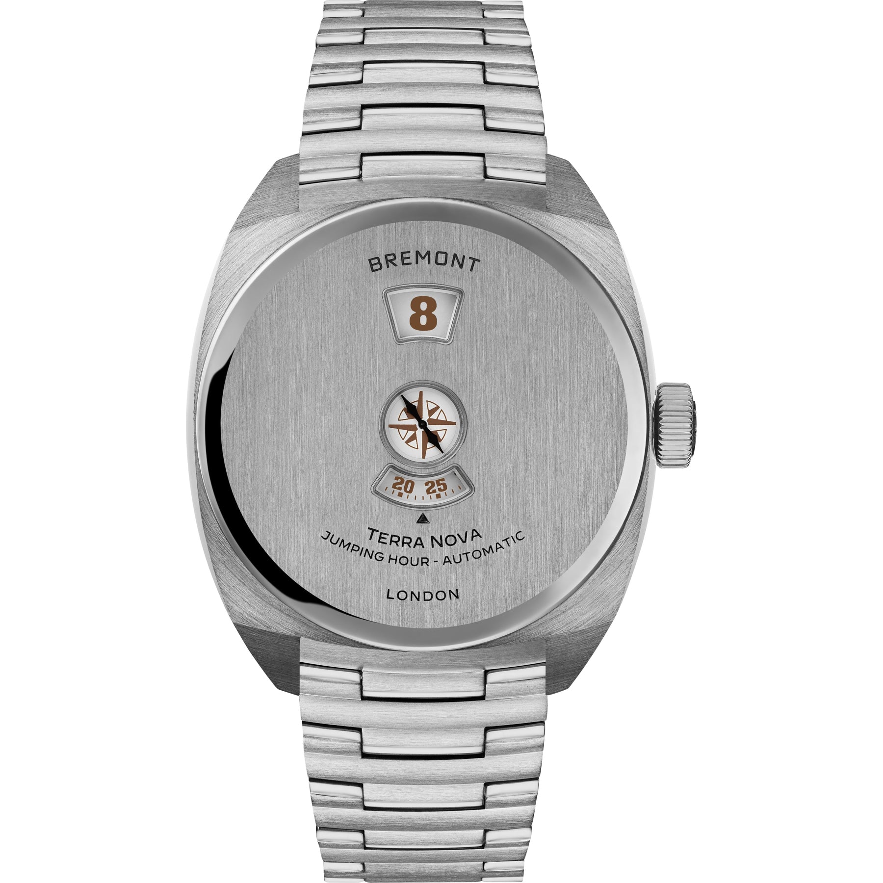 Bremont TN38-JH-SS-CC-B Terra Nova Jumping Hour On Bracelet