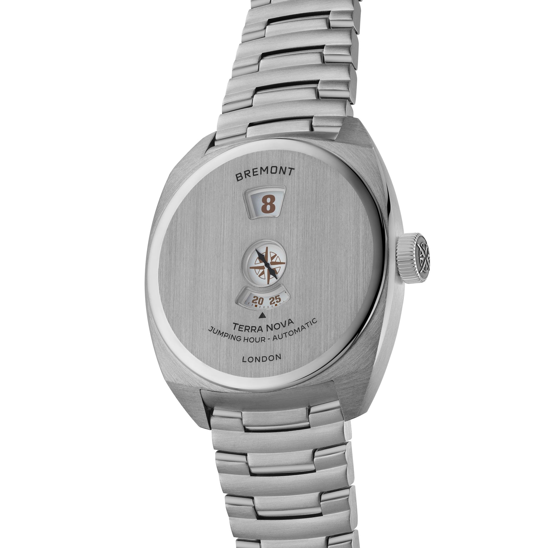 Bremont TN38-JH-SS-CC-B Terra Nova Jumping Hour On Bracelet