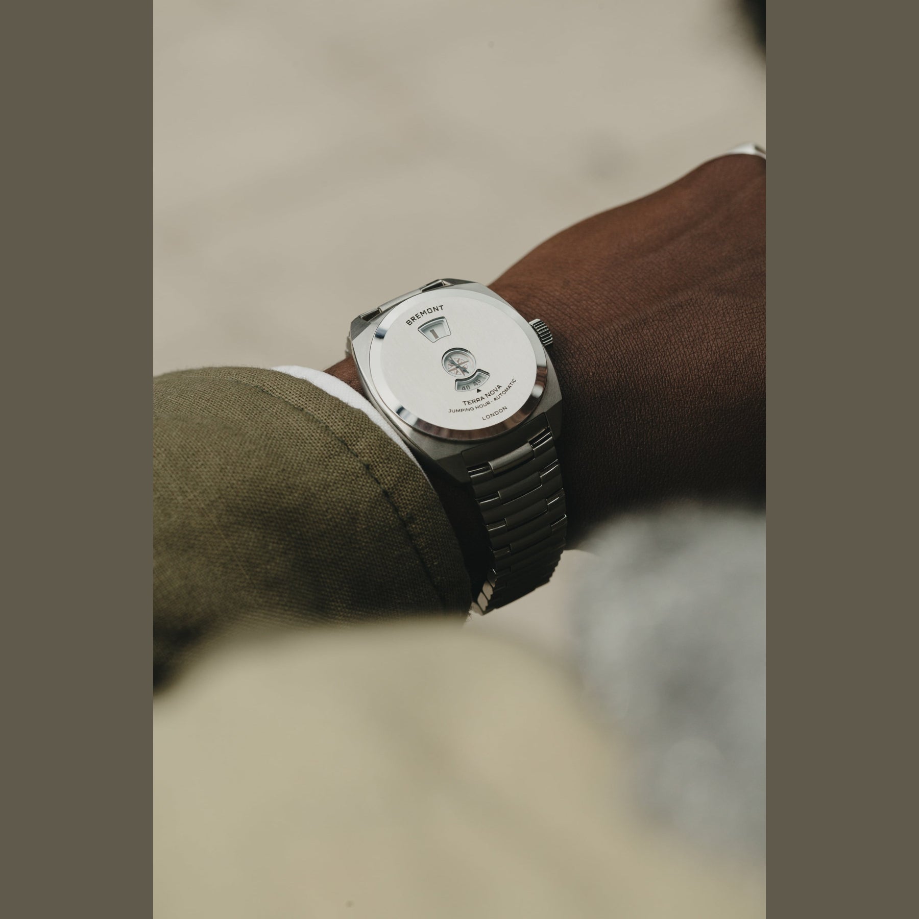 Bremont TN38-JH-SS-CC-B Terra Nova Jumping Hour On Bracelet