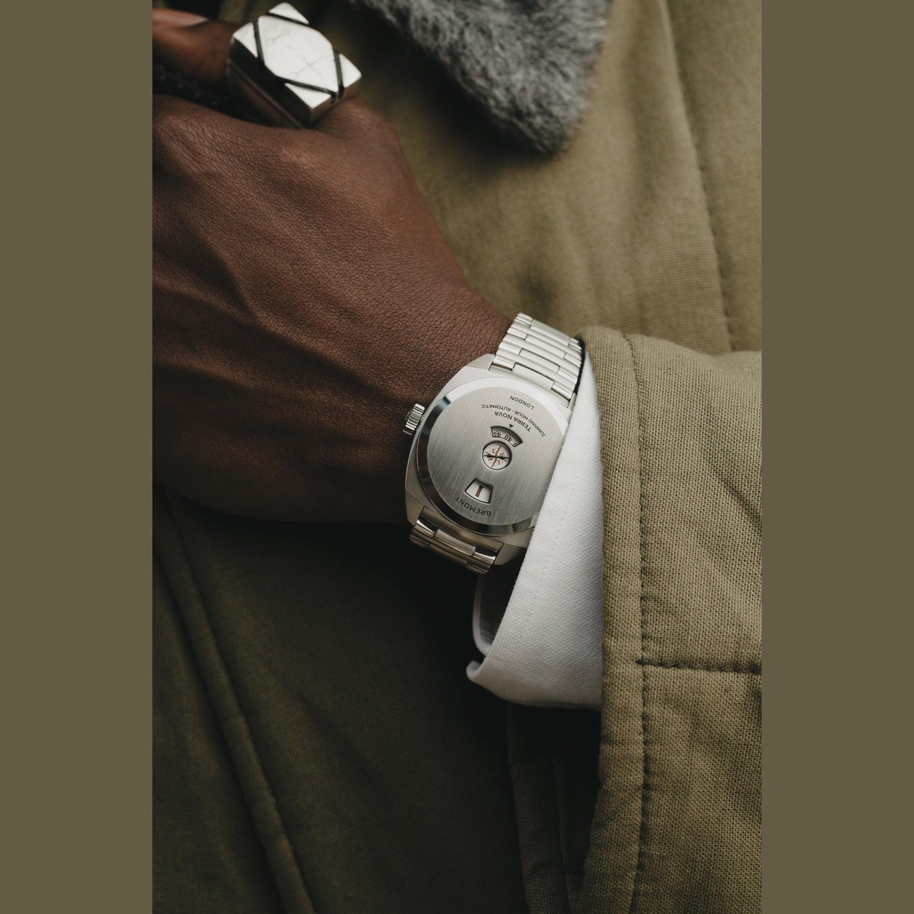 Bremont TN38-JH-SS-CC-B Terra Nova Jumping Hour On Bracelet