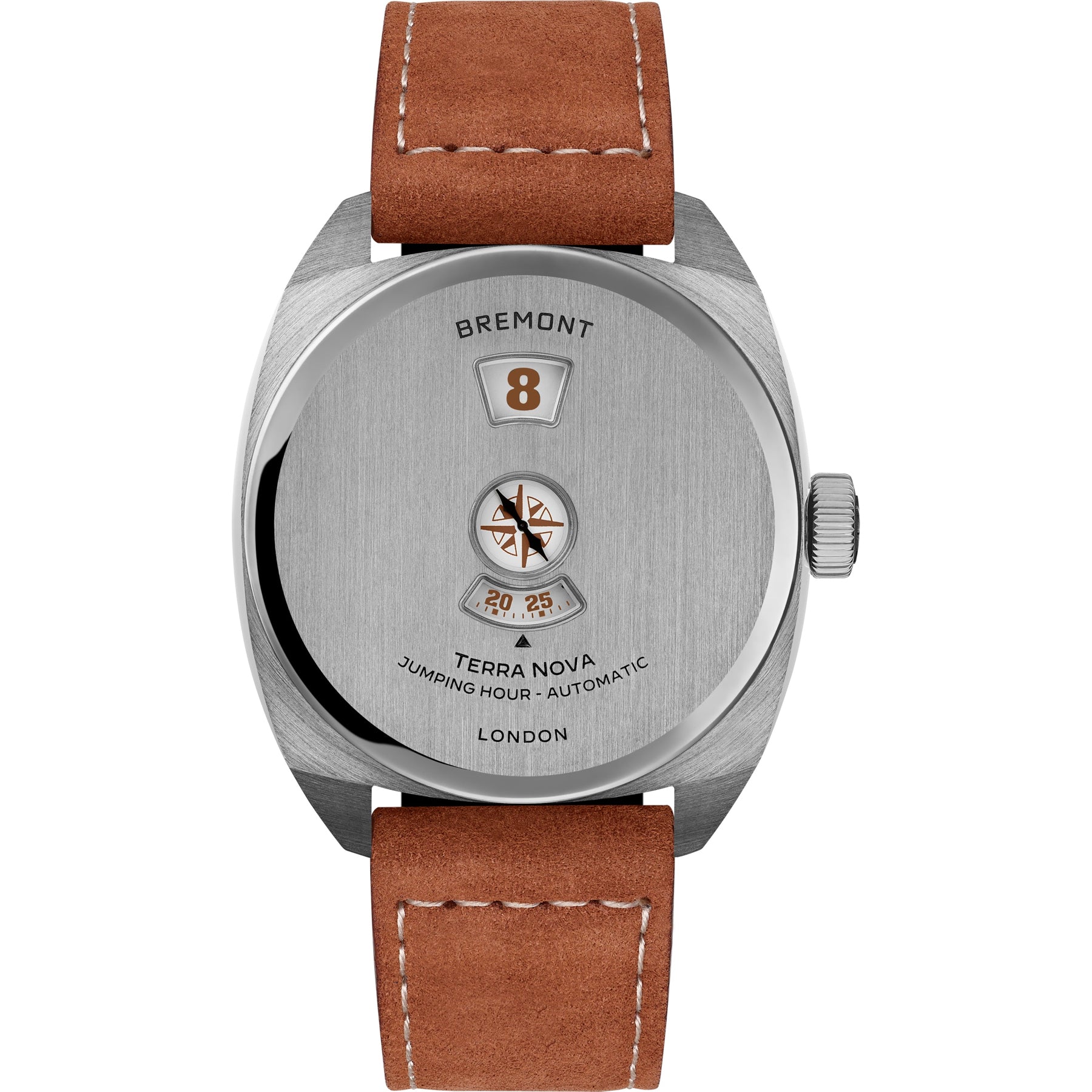Bremont TN38-JH-SS-CC-L-S Terra Nova Jumping Hour On Strap