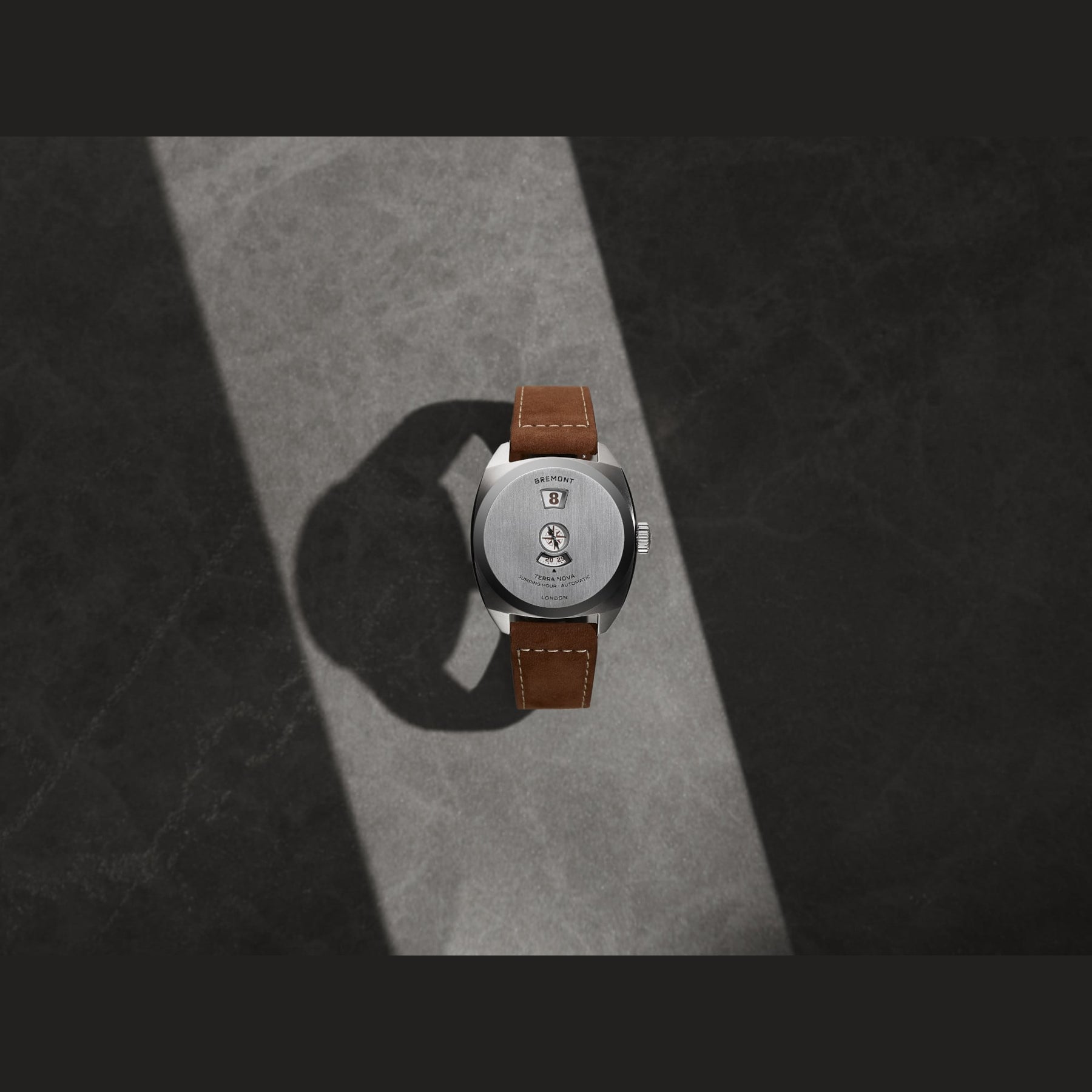 Bremont TN38-JH-SS-CC-L-S Terra Nova Jumping Hour On Strap